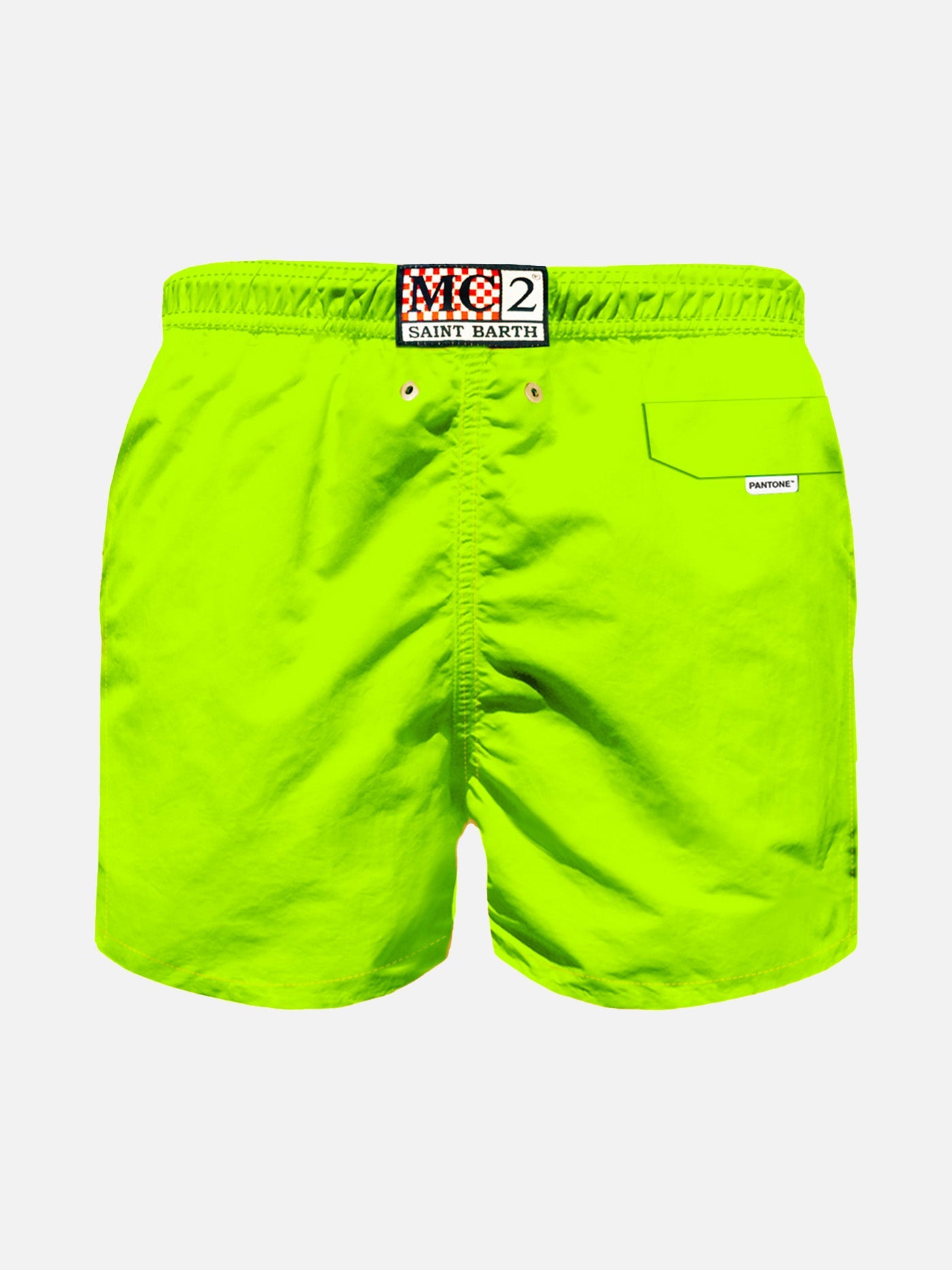 Pantaloncini da bagno per bambino in tessuto leggero giallo fluo | EDIZIONE SPECIALE PANTONE®