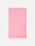 Foutas cotton beach towel with bandana jacquard