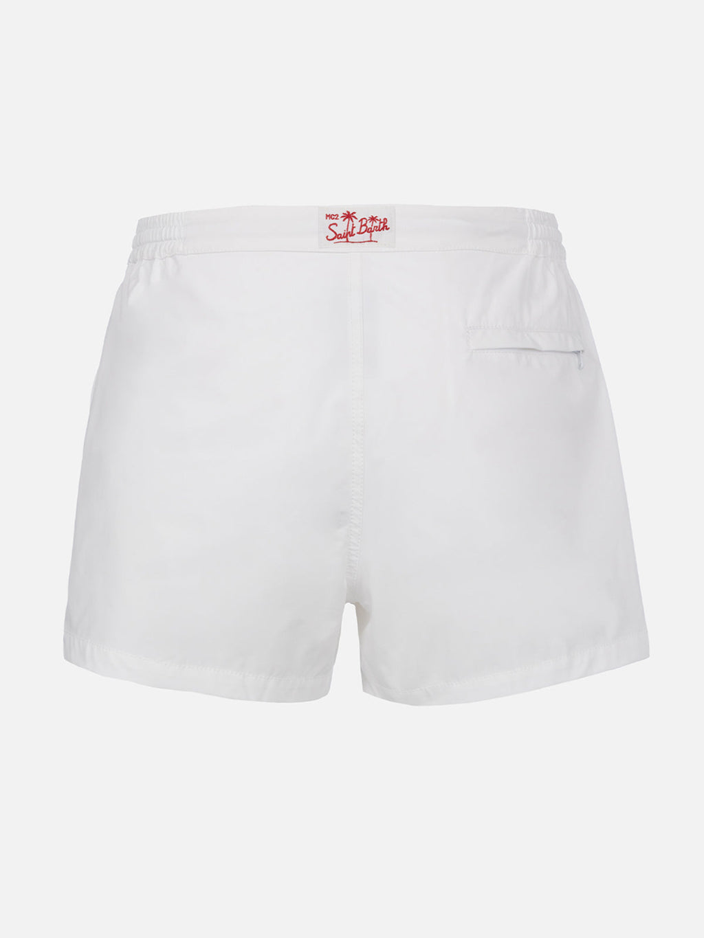Harrys white fitted cut swim shorts