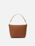 Aline Shoulder Bag in hammered leather tan
