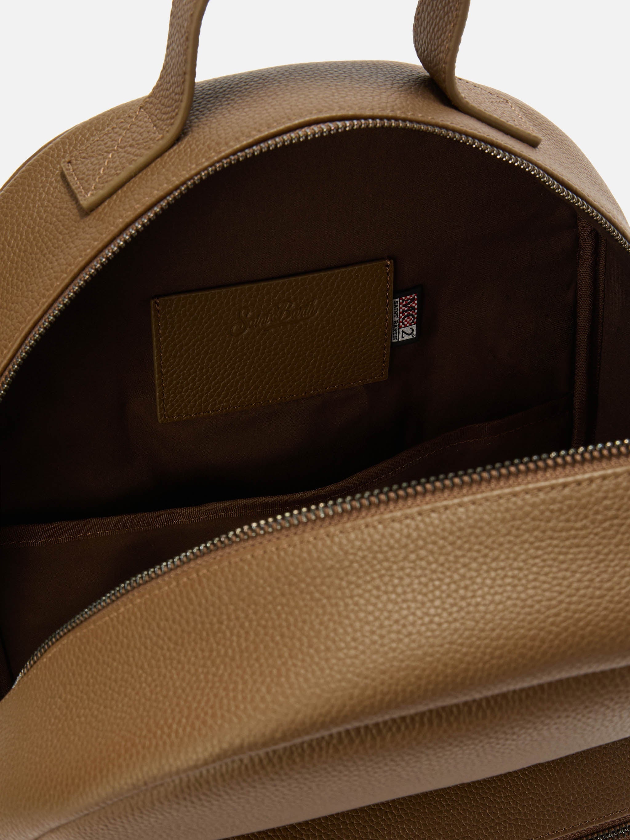 Backpack in brown leather