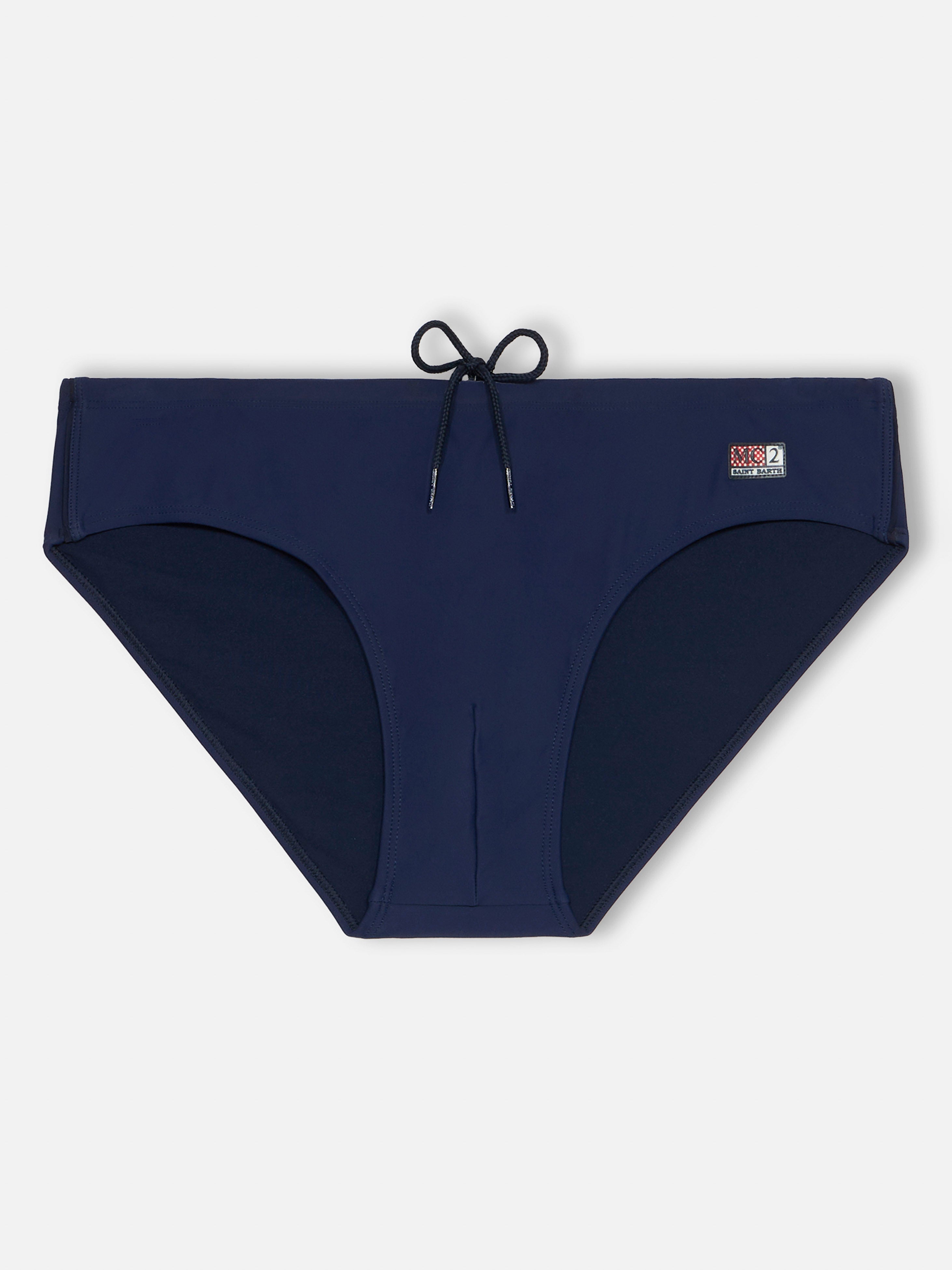 Navy blue swim briefs Cayo