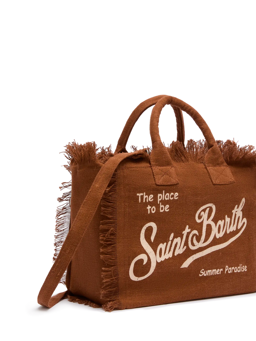 Colette brown handbag in 100% LINEN