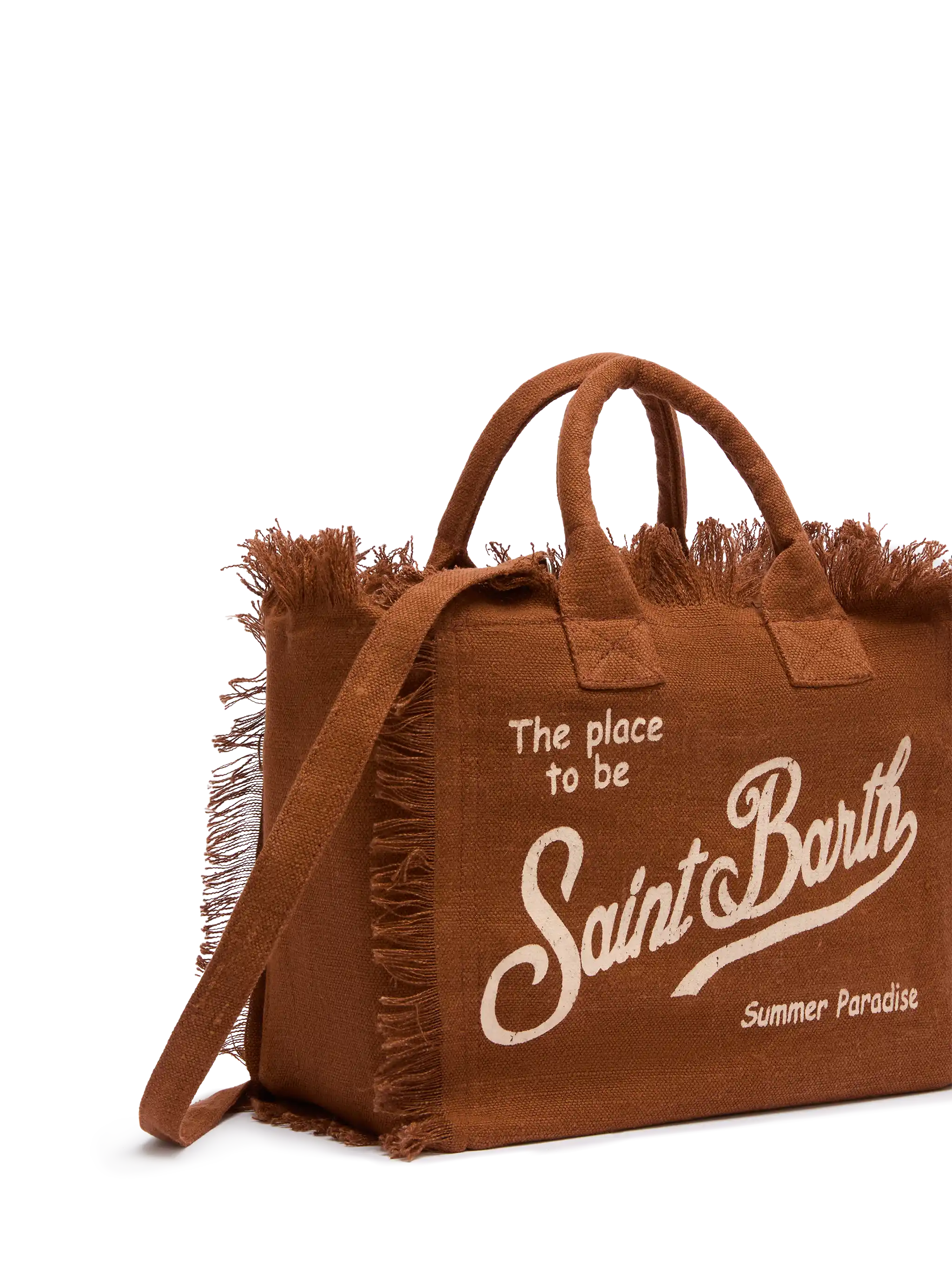 Colette brown handbag in 100% LINEN