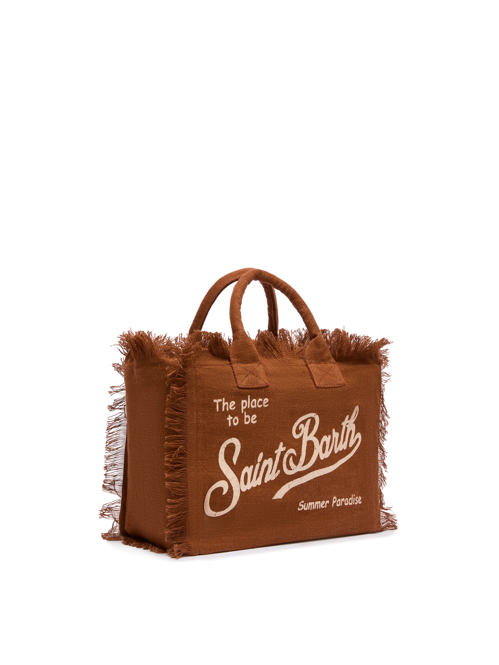 Colette brown handbag in 100% LINEN