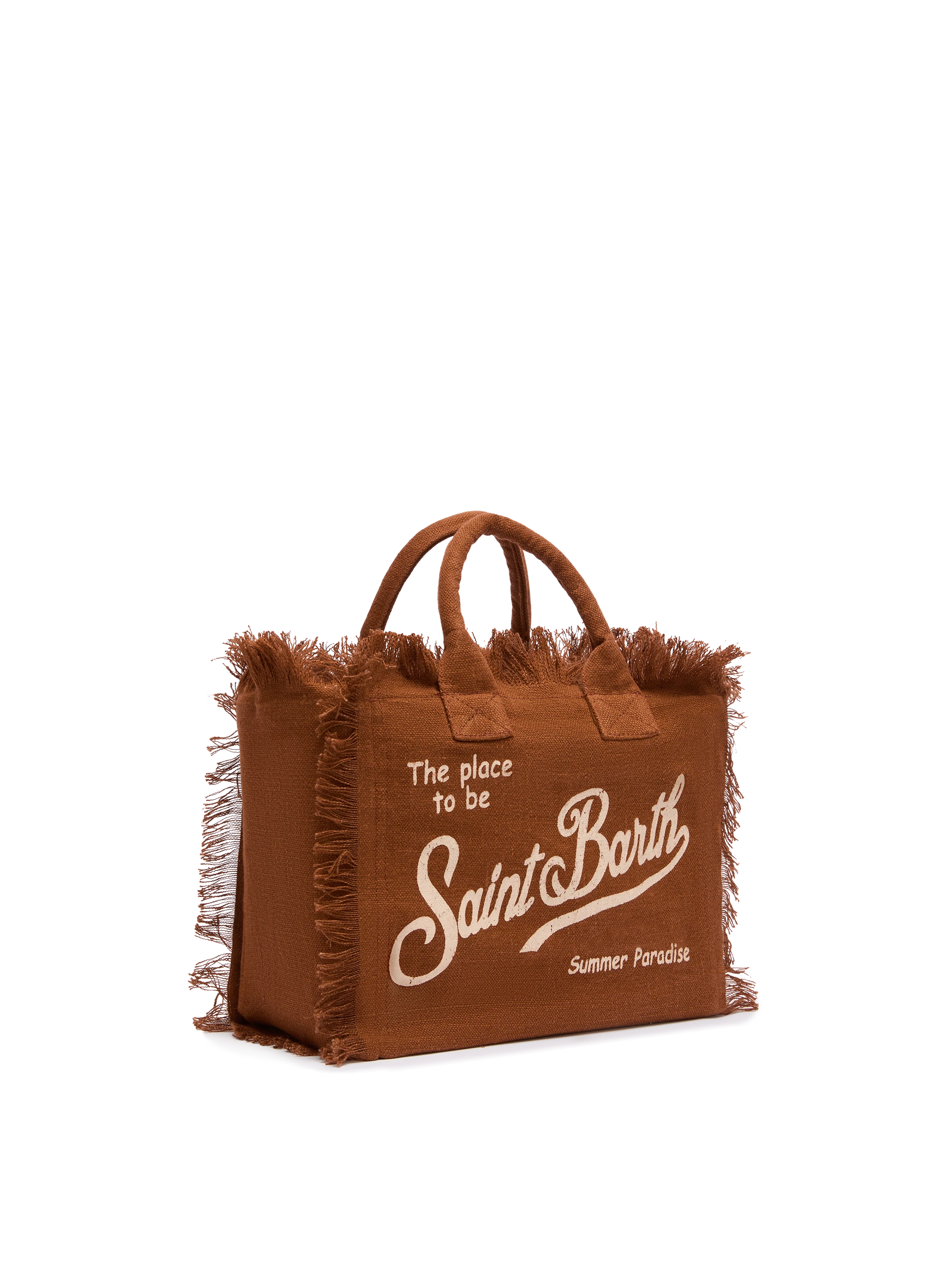Colette brown handbag in 100% LINEN