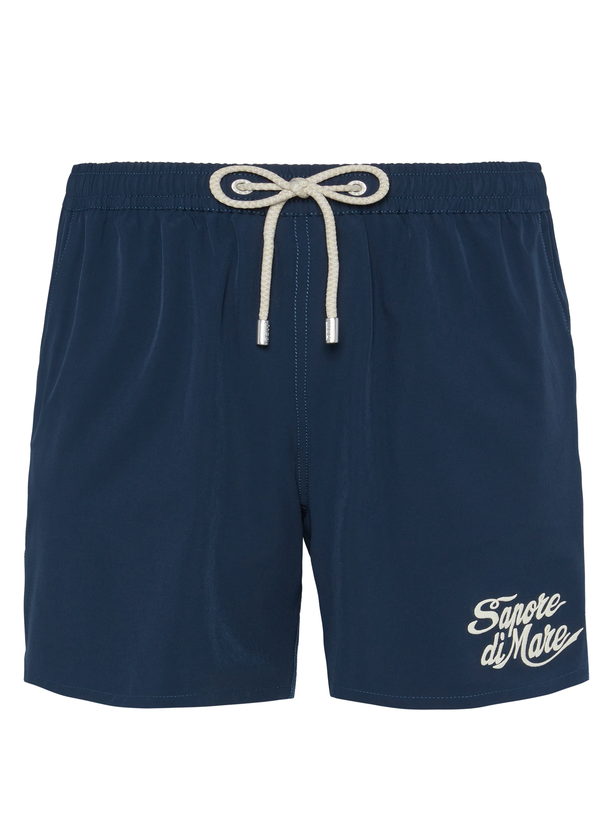 Navy blue Comfort swim shorts with Sapore di Mare embroidery | SAPORE DI MARE SPECIAL EDITION