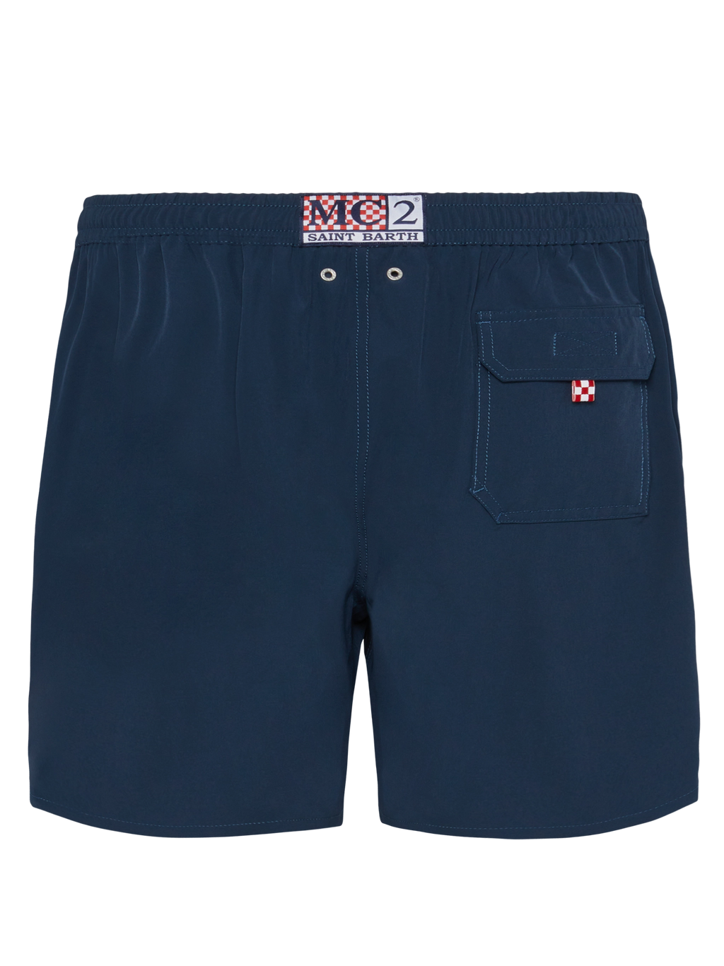 Navy blue Comfort swim shorts with Sapore di Mare embroidery | SAPORE DI MARE SPECIAL EDITION