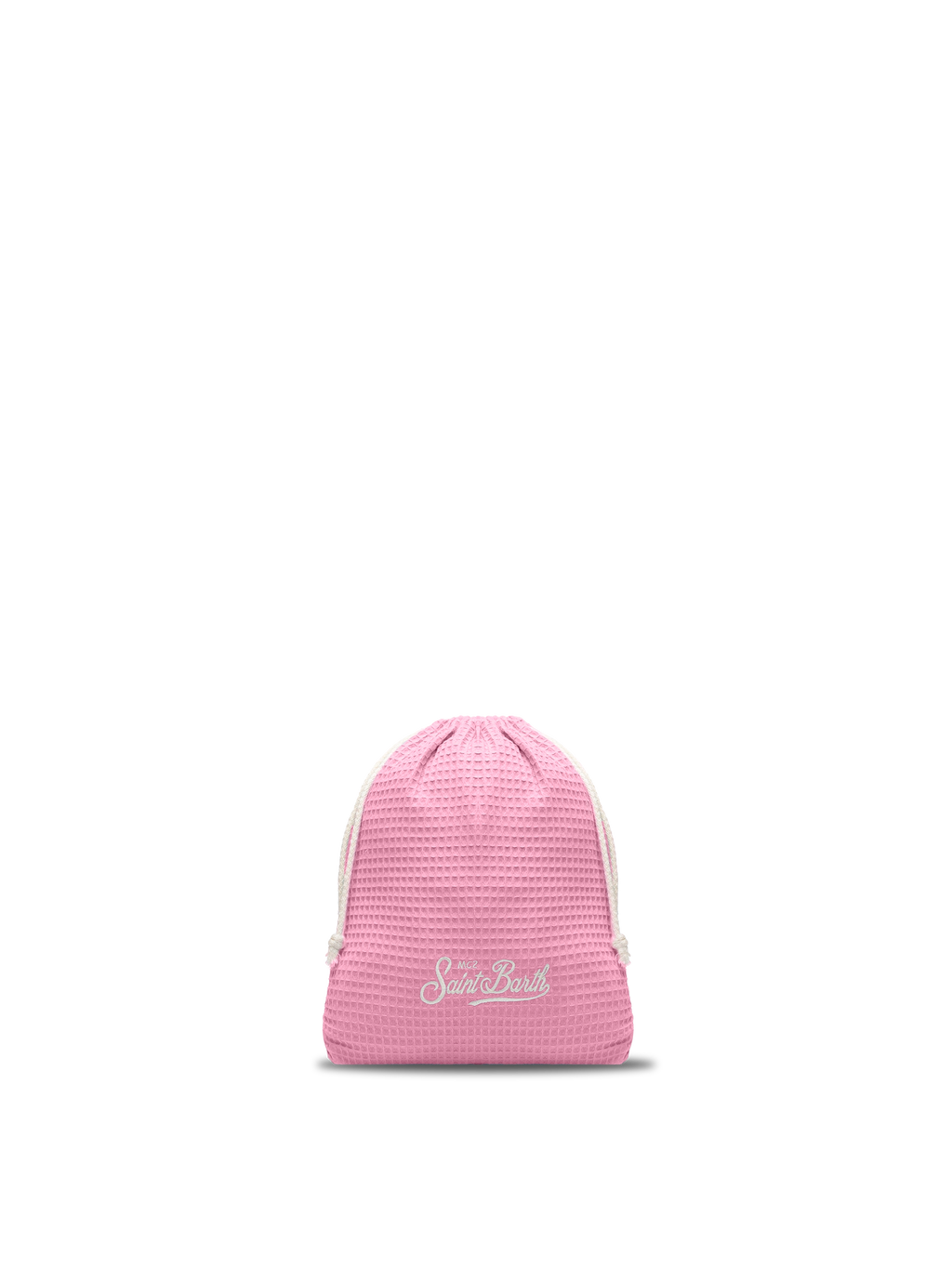 Pink honeycomb cotton FoutaSac beach towel