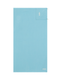 Light blue honeycomb cotton FoutaSac beach towel