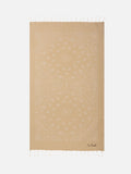 Foutas cotton beach towel with bandana jacquard