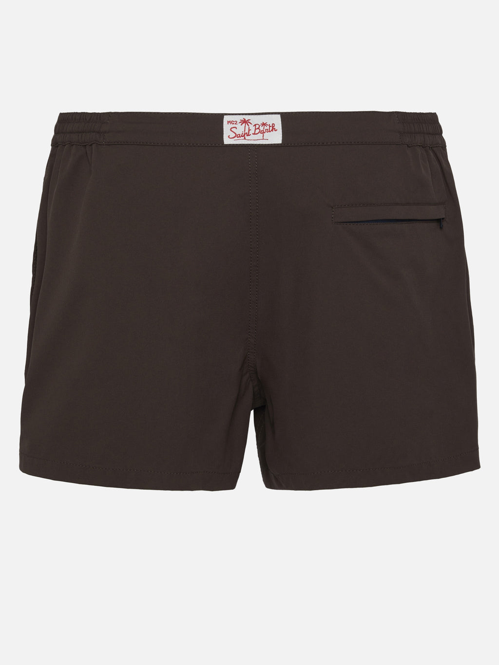 Harrys camel brown fitted cut swim shorts