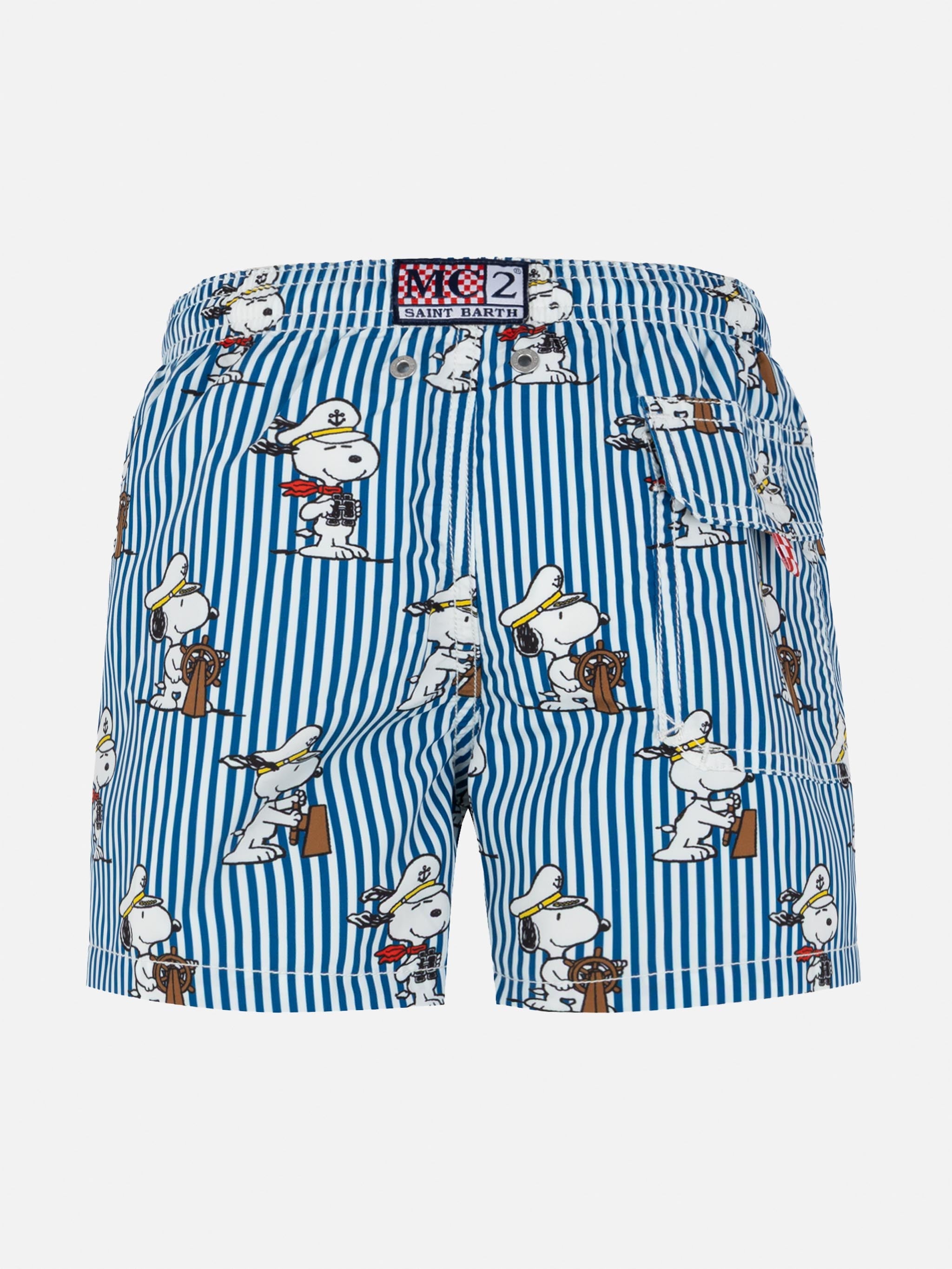 Short da bagno a mezza coscia Jean con stampa Snoopy | SNOOPY PEANUTS® SPECIAL EDITION
