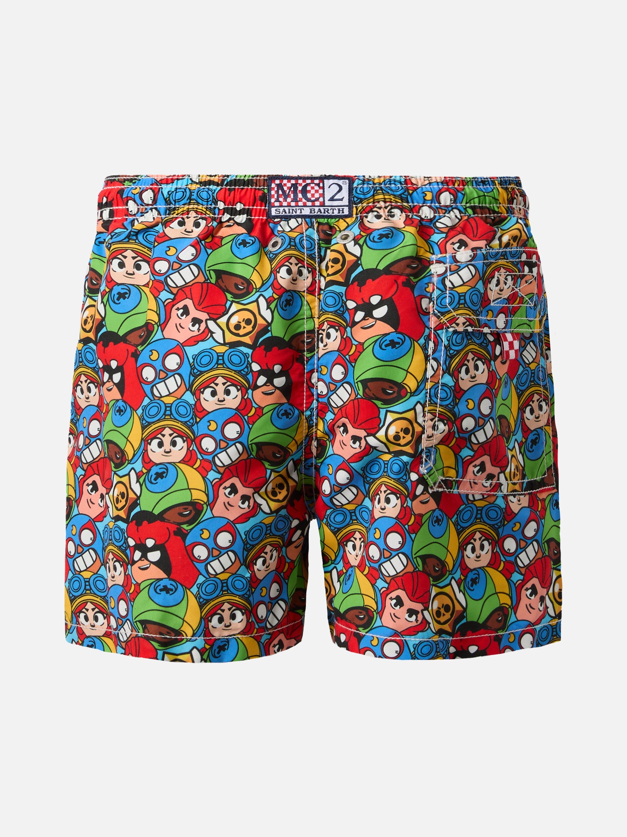 Costume da bagno a pantaloncino in jean con stampa Brawl Stars | BRAWL STARS SPECIAL EDITION