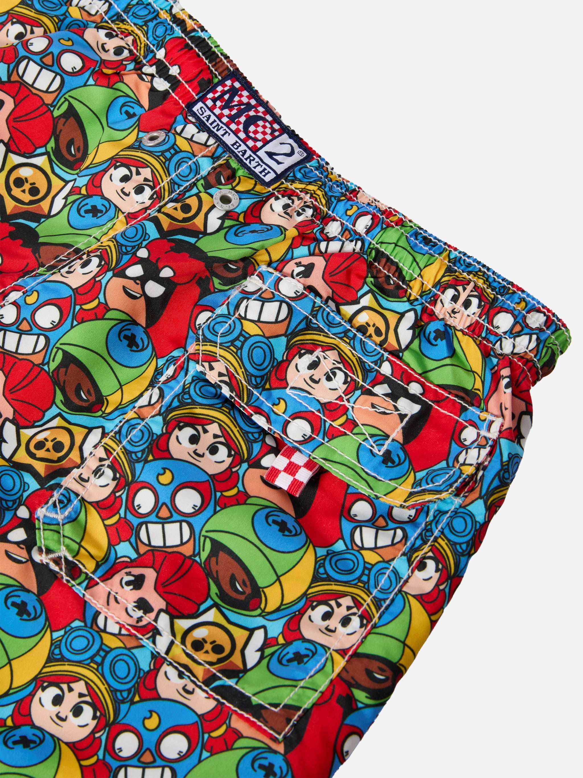 Costume da bagno a pantaloncino in jean con stampa Brawl Stars | BRAWL STARS SPECIAL EDITION