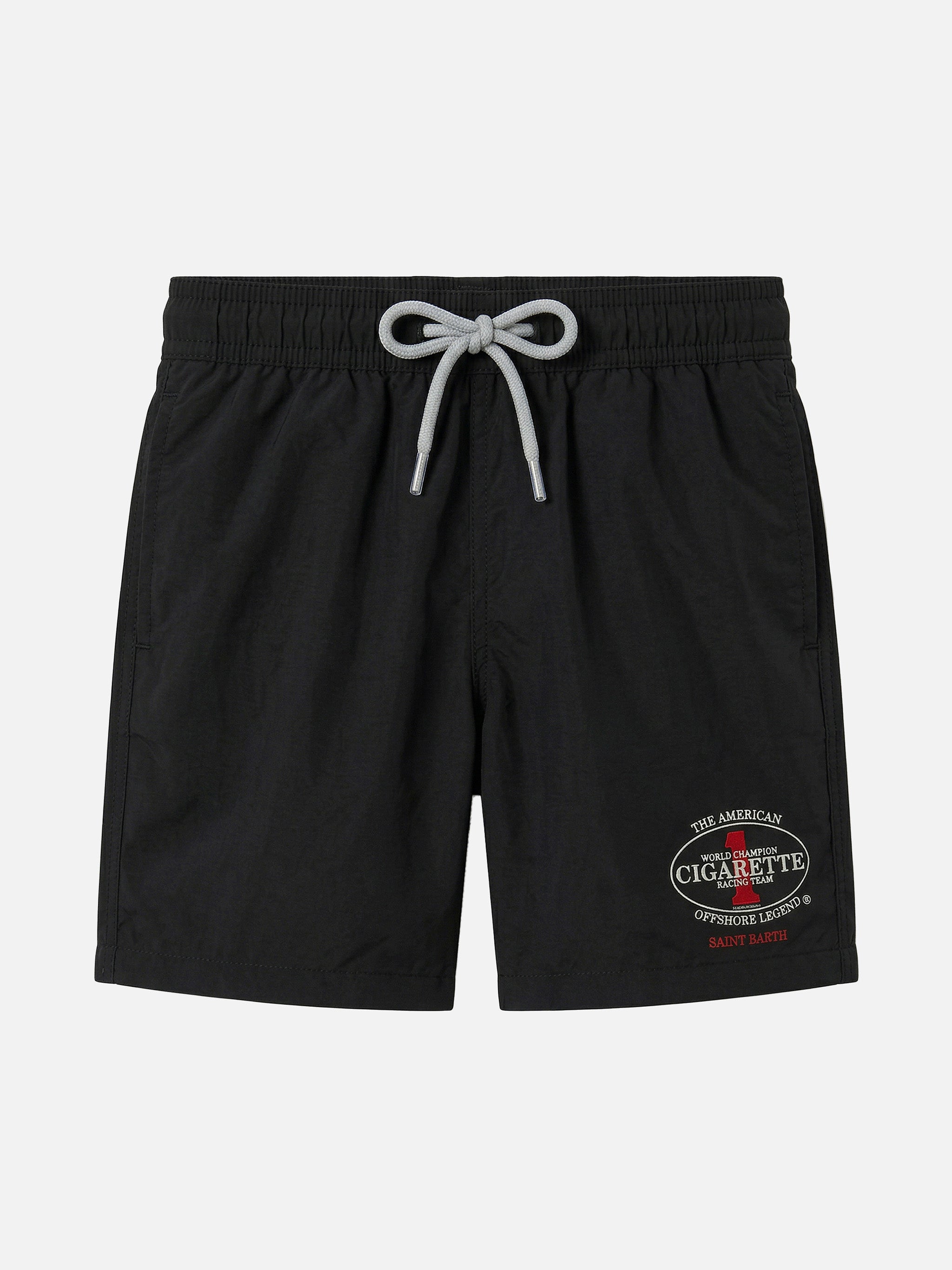 Costume pantaloncino in denim con stampa Cigarette | Edizione Speciale