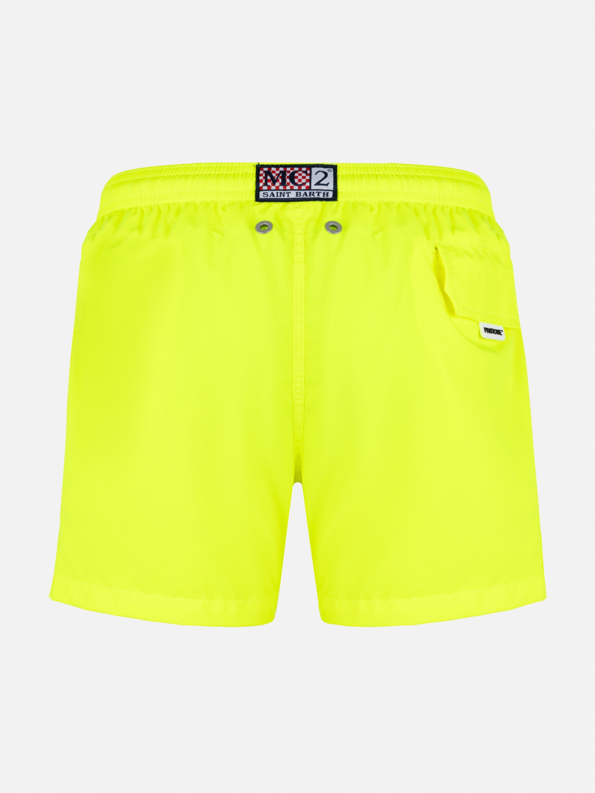 Pantaloncini da bagno leggeri Jean Lighting Pantone giallo fluo | EDIZIONE SPECIALE PANTONE®