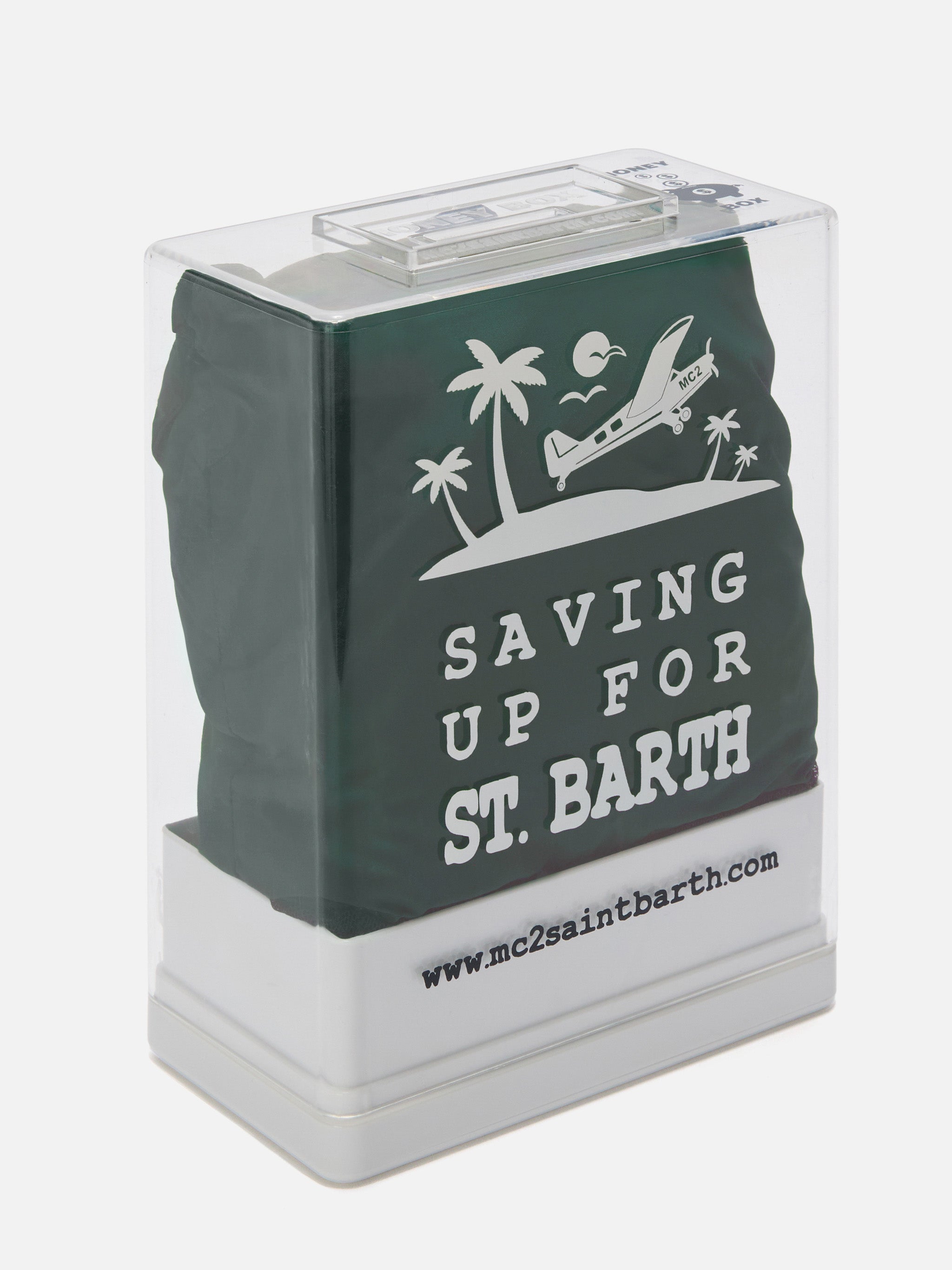 Pantaloncini da bagno Jean Lighting Pantone tinta unita British Green