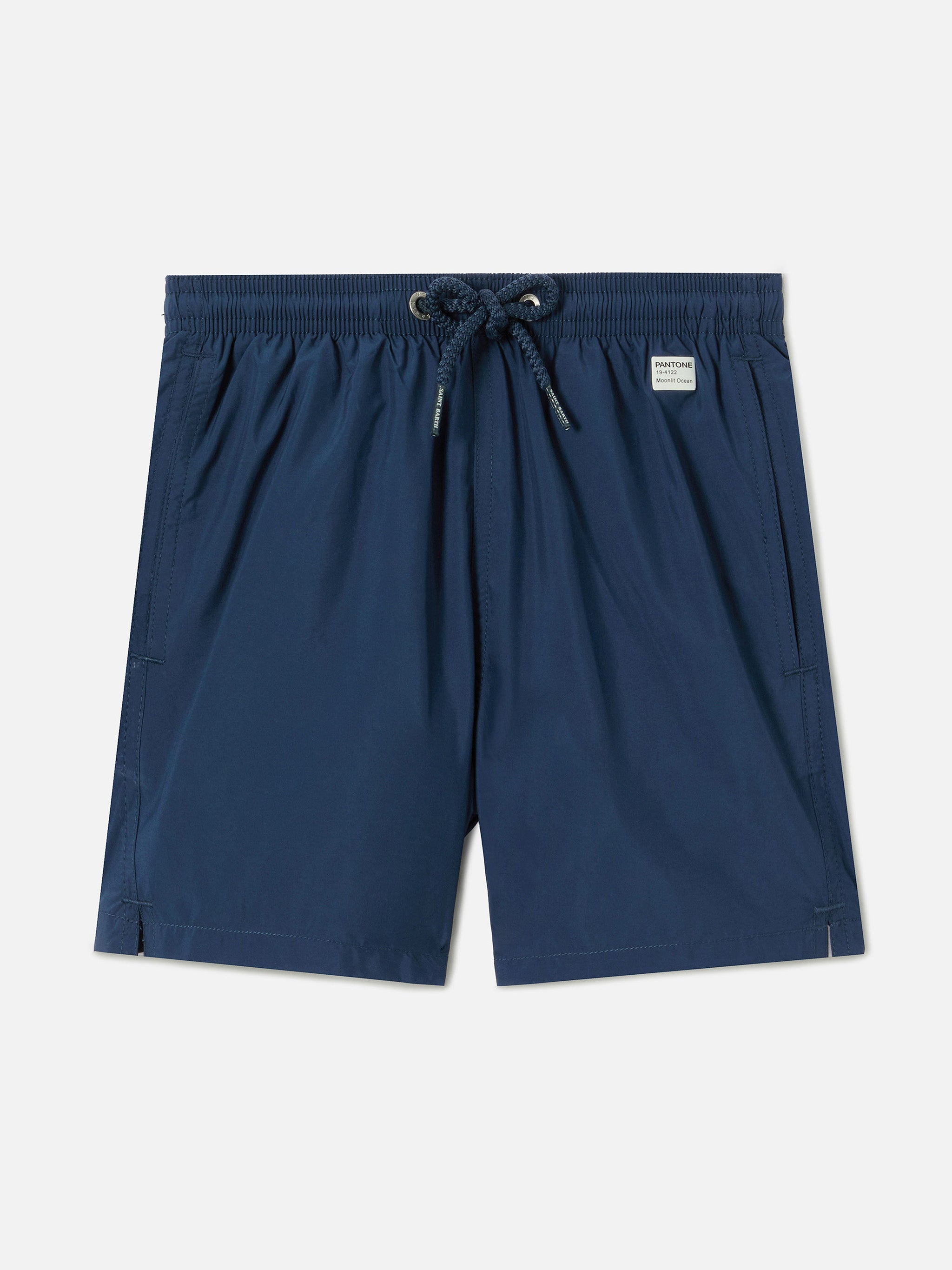Jean Lighting Pantone pantaloncini da bagno tinta unita blu navy