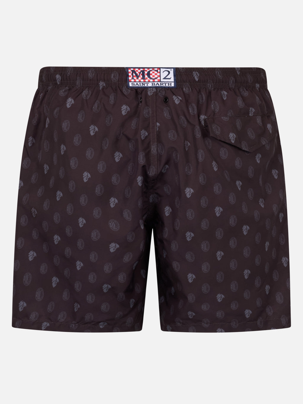 Lighting AC Milan logo print swim shorts | Special Edition