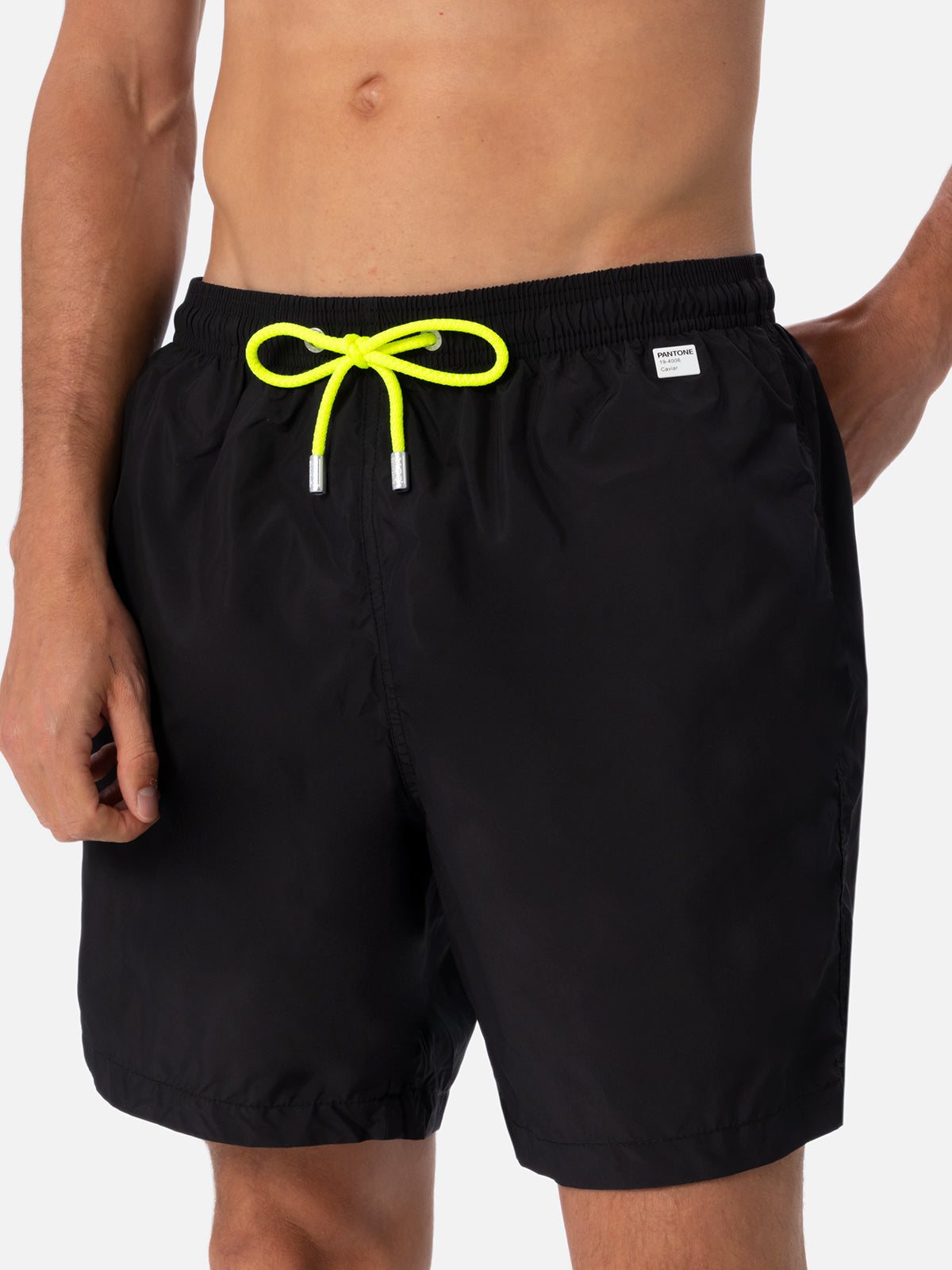 Lightweight fabric black swim shorts Lighting Pantone | PANTONE® SPECIAL EDITION