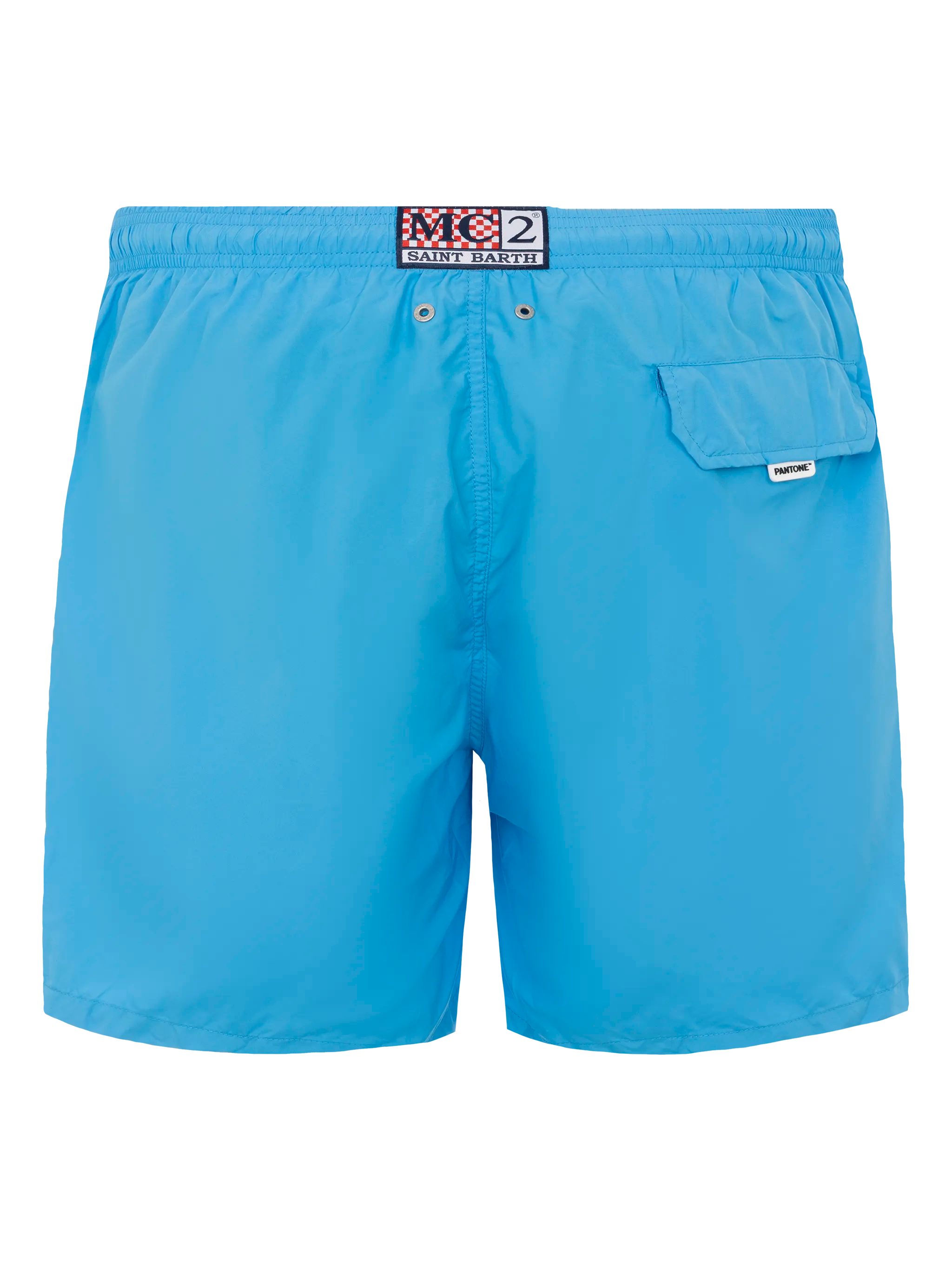 Lightweight fabric aqua blue swim shorts Lighting Pantone | PANTONE® SPECIAL EDITION