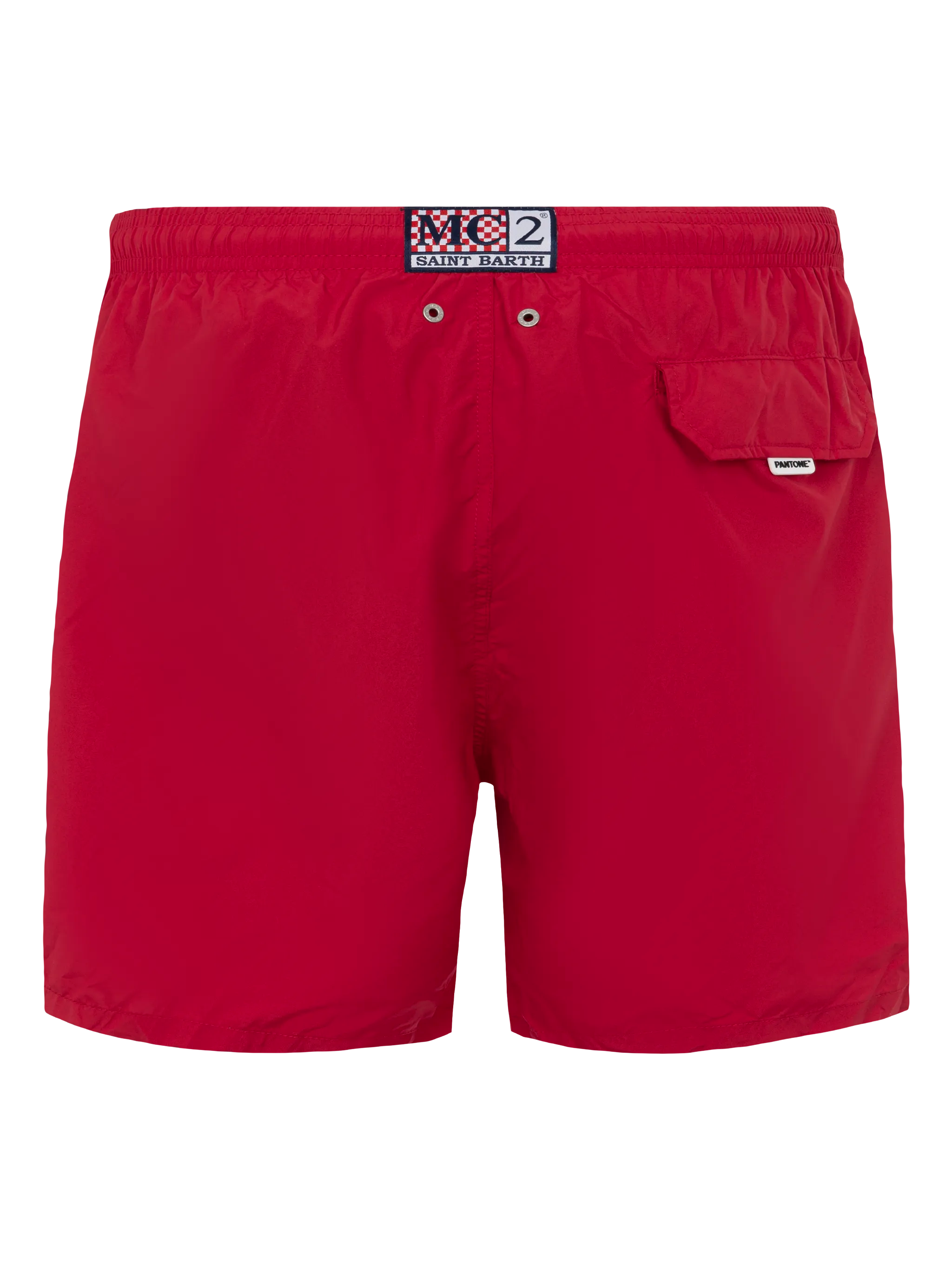 Lightweight fabric red swim shorts Lighting Pantone | PANTONE® SPECIAL EDITION