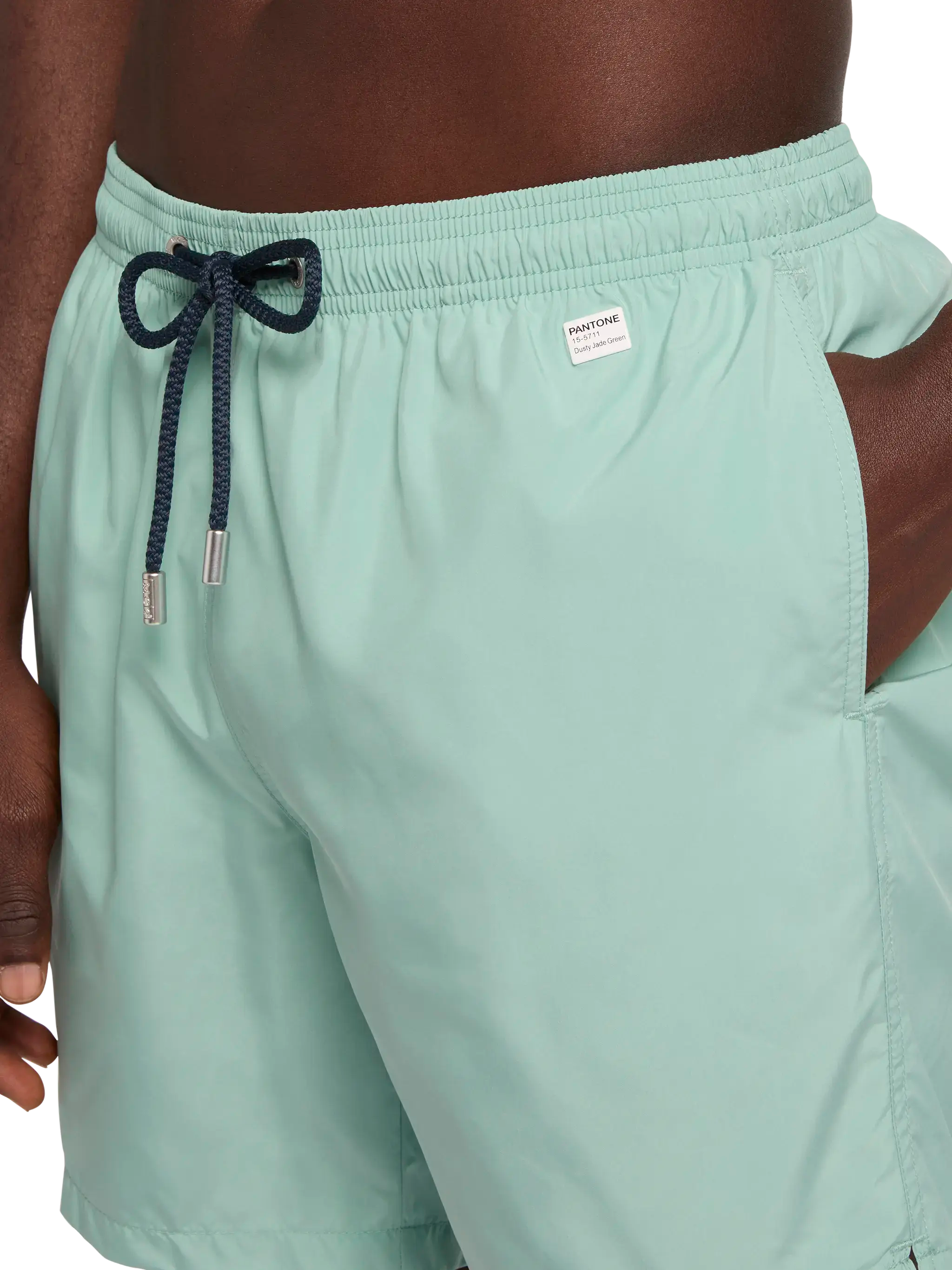 Lightweight fabric sage green swim shorts Lighting Pantone | PANTONE® SPECIAL EDITION