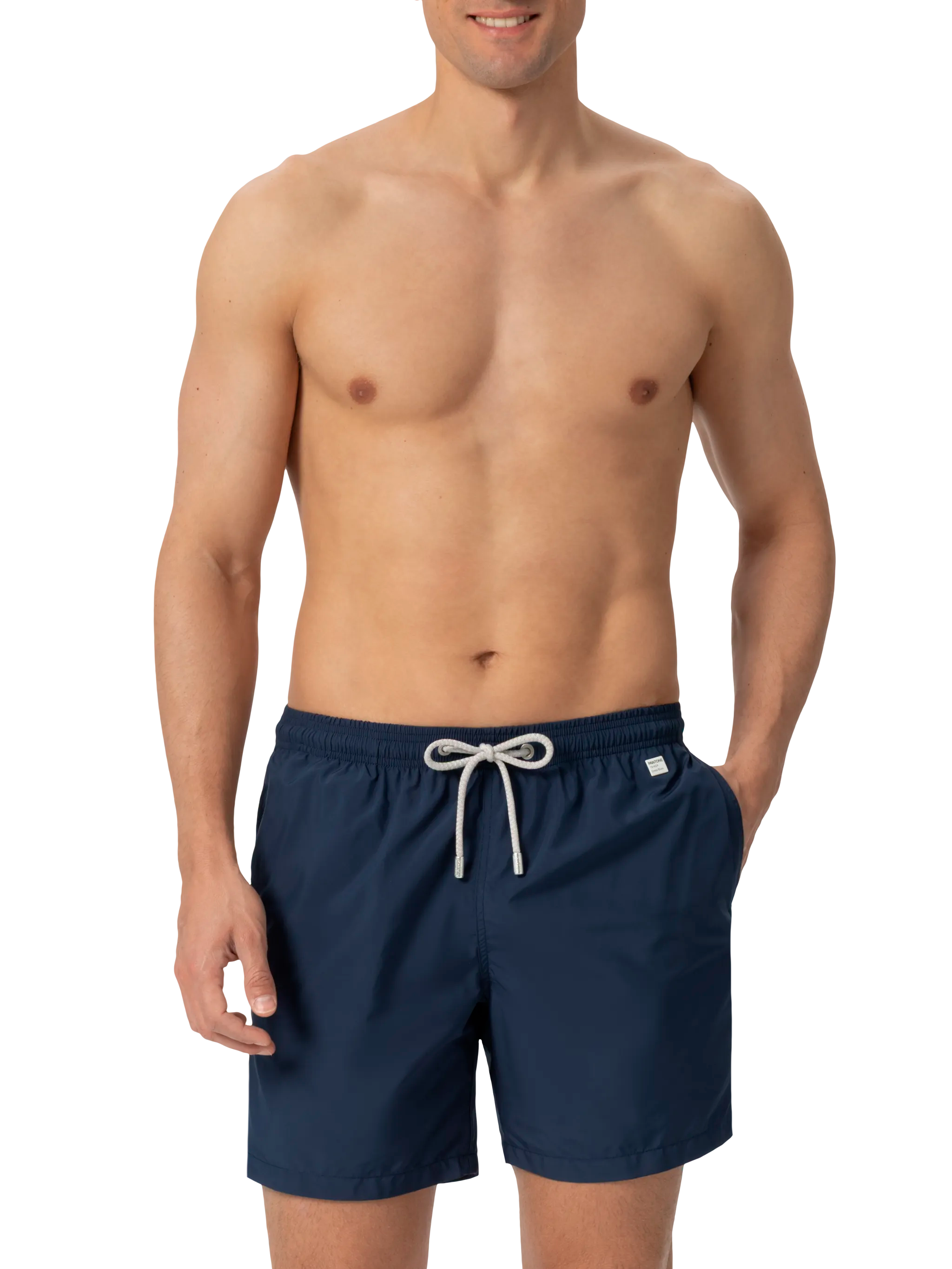 Lightweight fabric navy blue swim shorts Lighting Pantone | PANTONE® SPECIAL EDITION