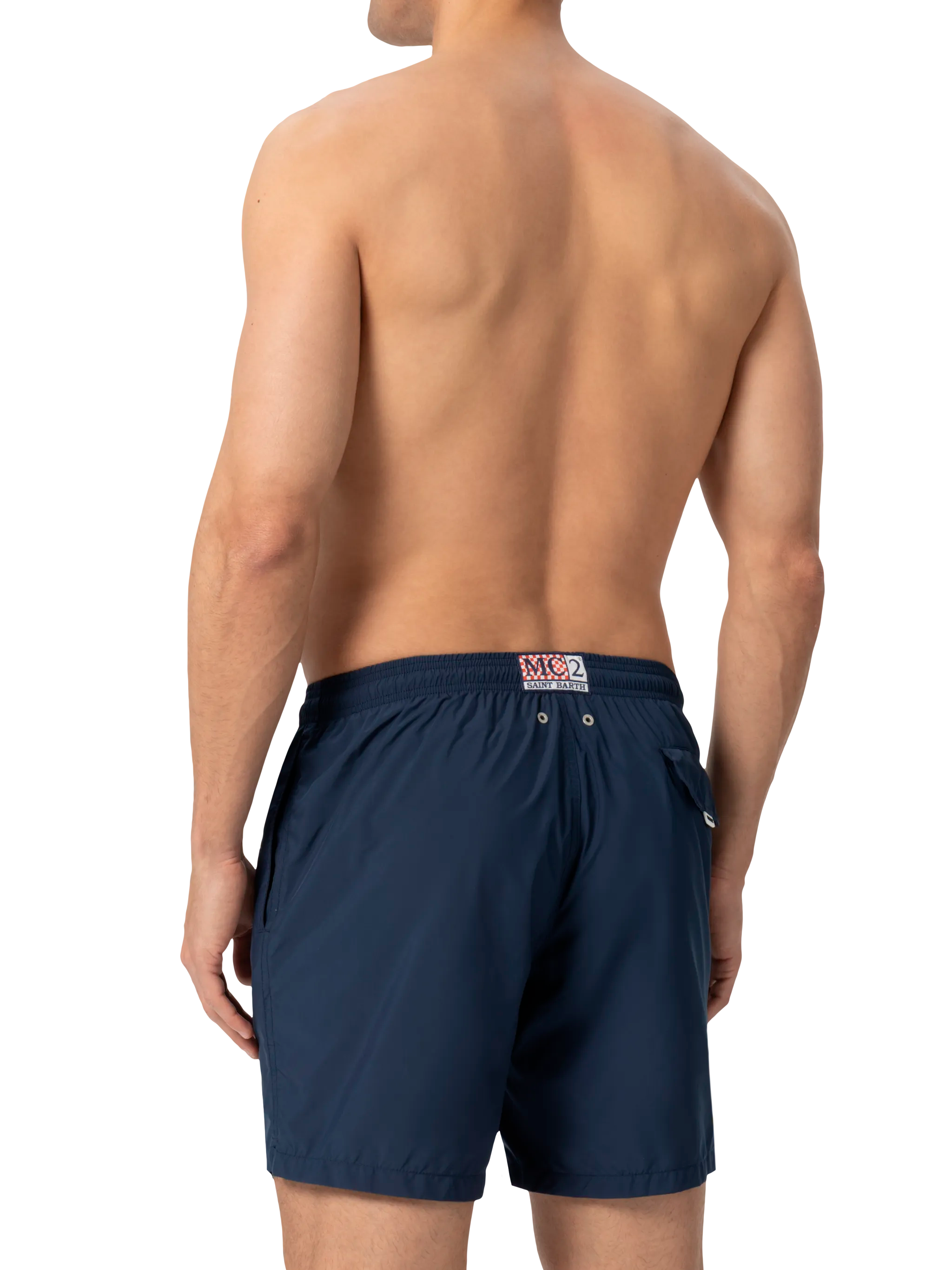 Lightweight fabric navy blue swim shorts Lighting Pantone | PANTONE® SPECIAL EDITION