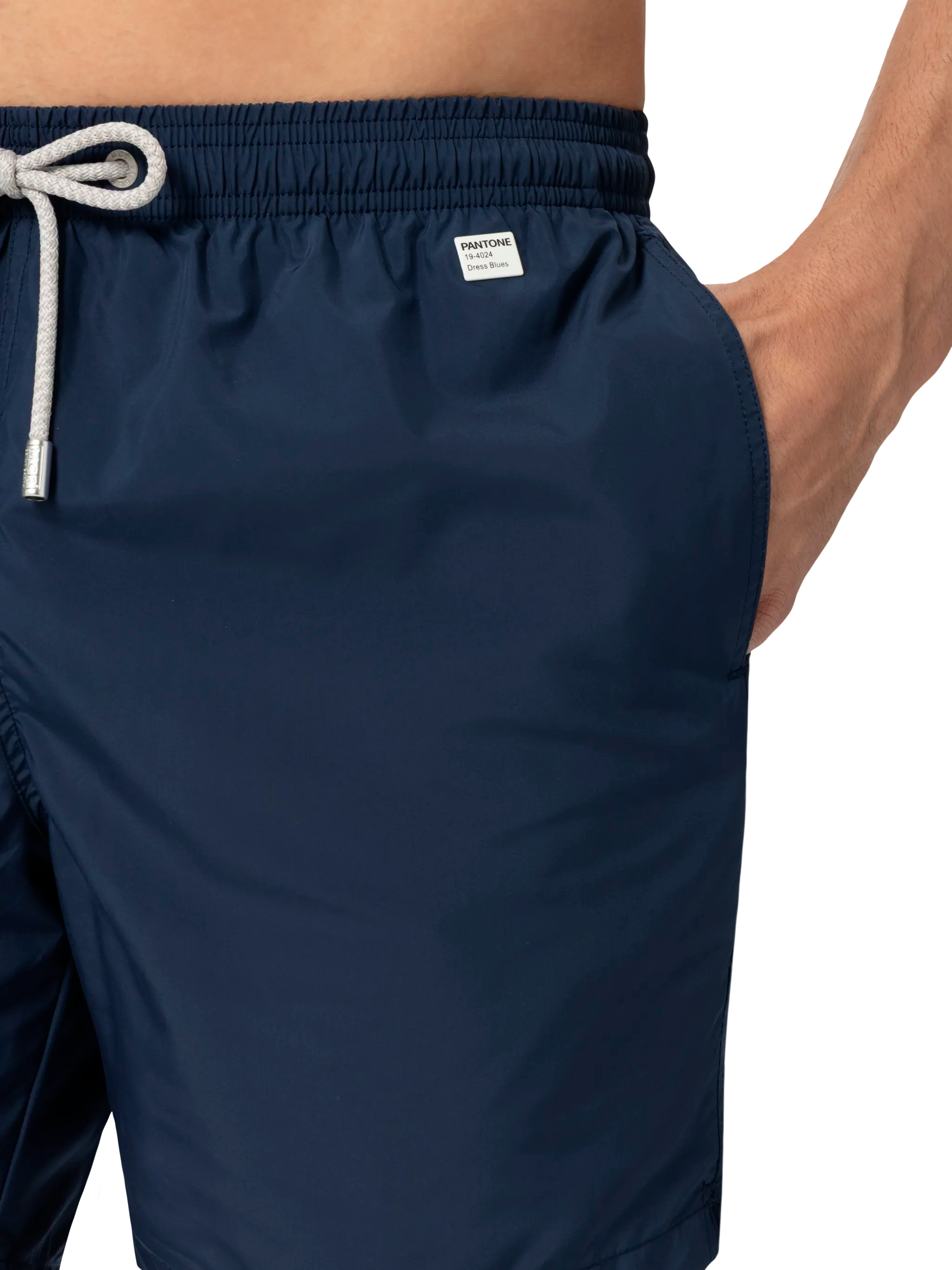 Lightweight fabric navy blue swim shorts Lighting Pantone | PANTONE® SPECIAL EDITION