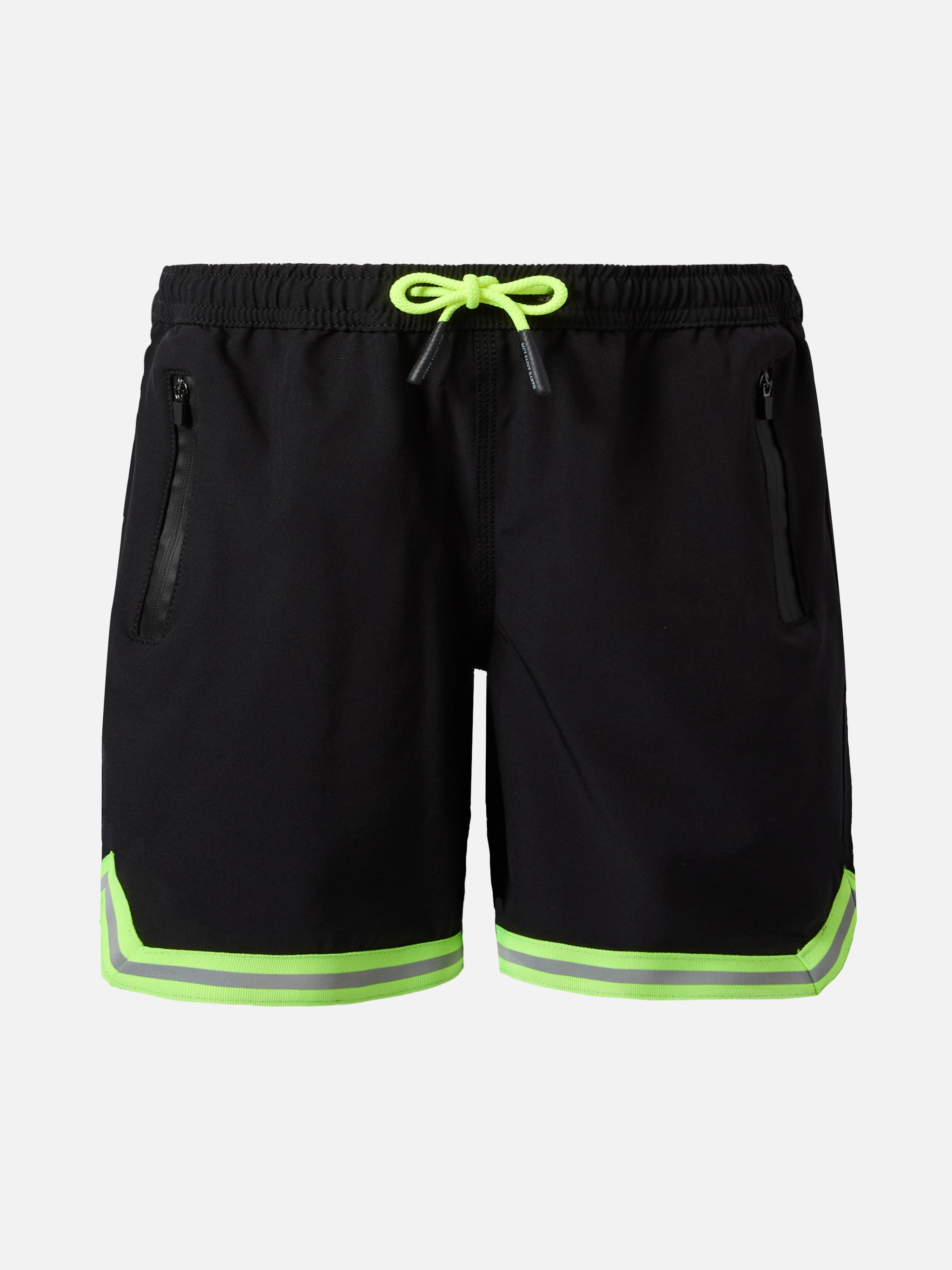 Pantaloncini da bagno lunghi Malibu Jr neri