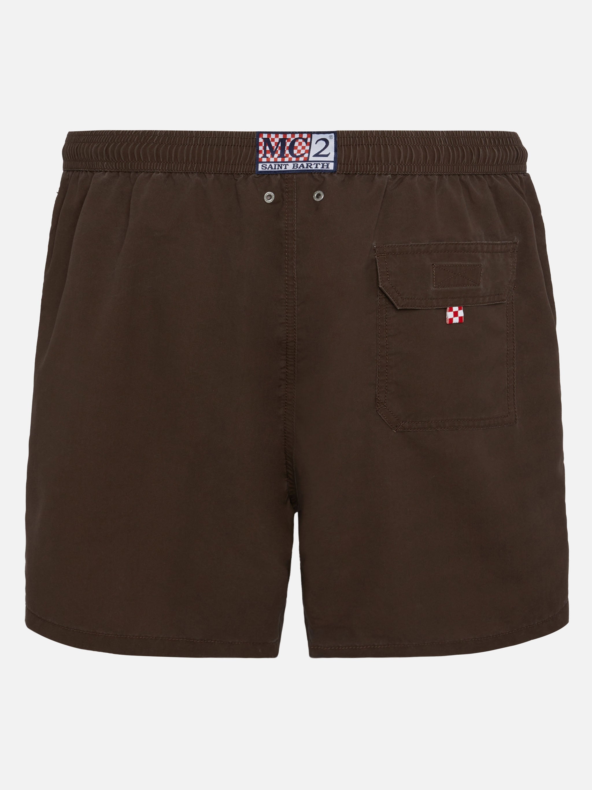 Vintage brown mid-length swim shorts Patmos Used