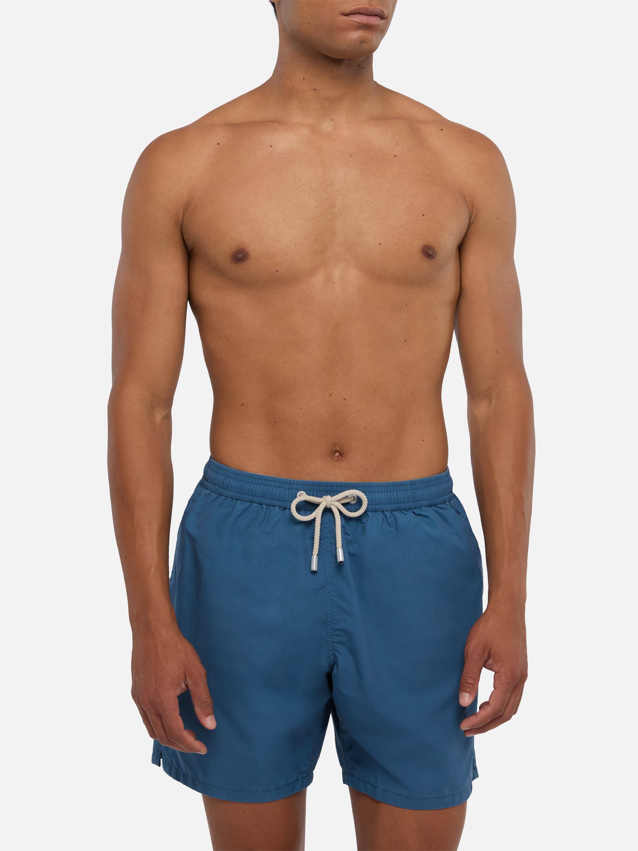 Vintage dusty blue mid-length swim shorts Patmos Used