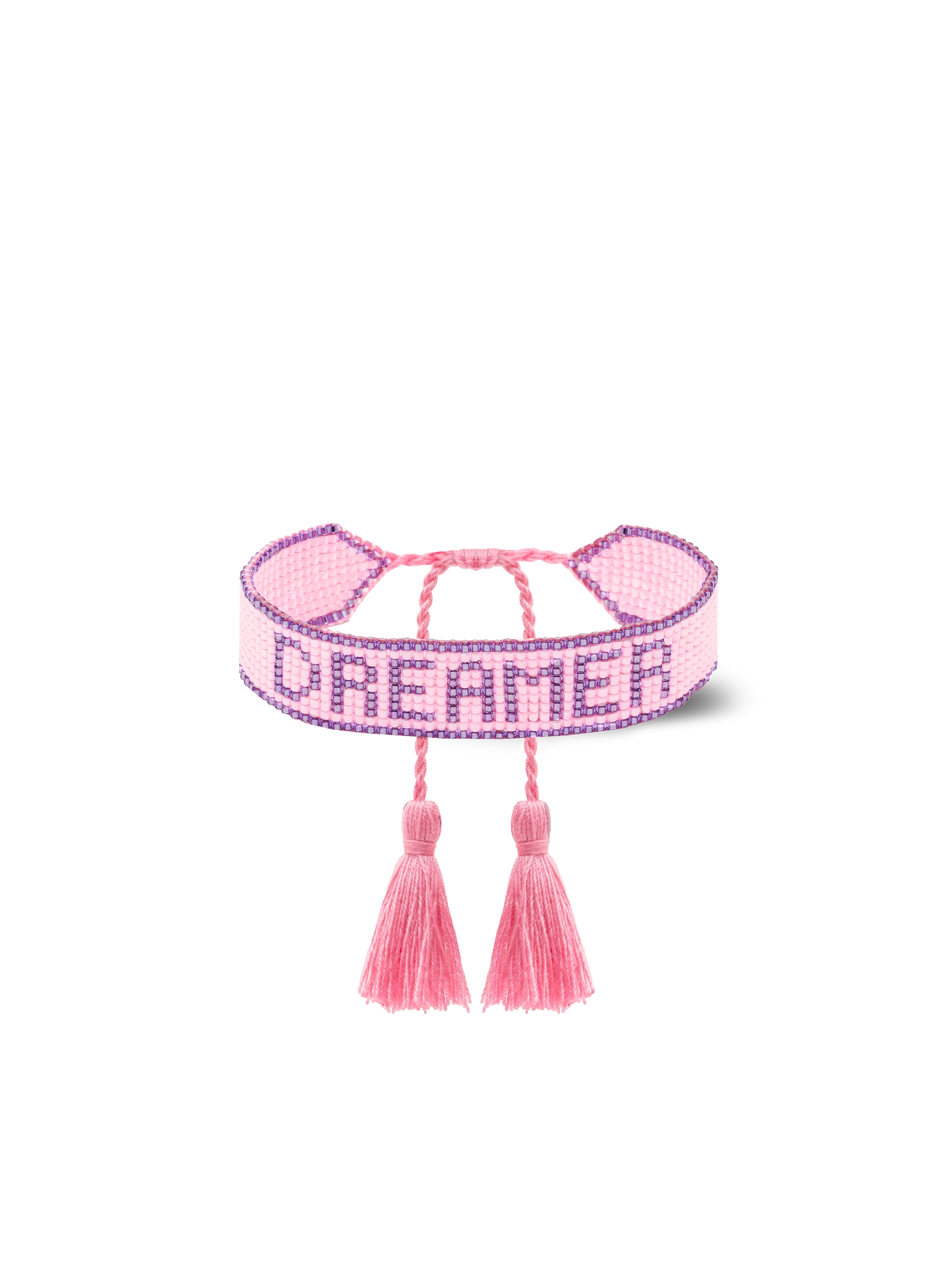 Pearls bracelet with Dreamer lettering