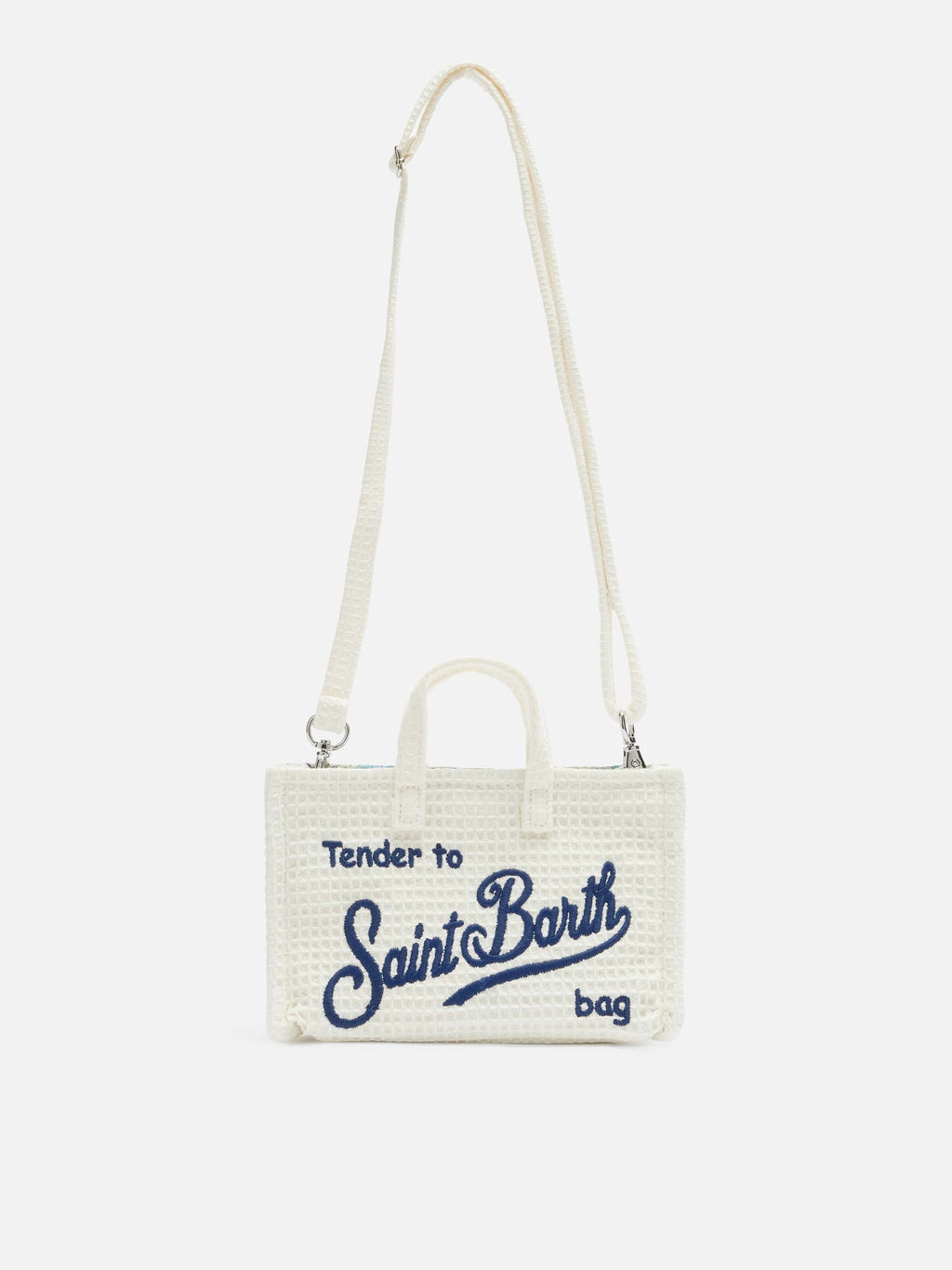 Beige honeycomb Phone Bag