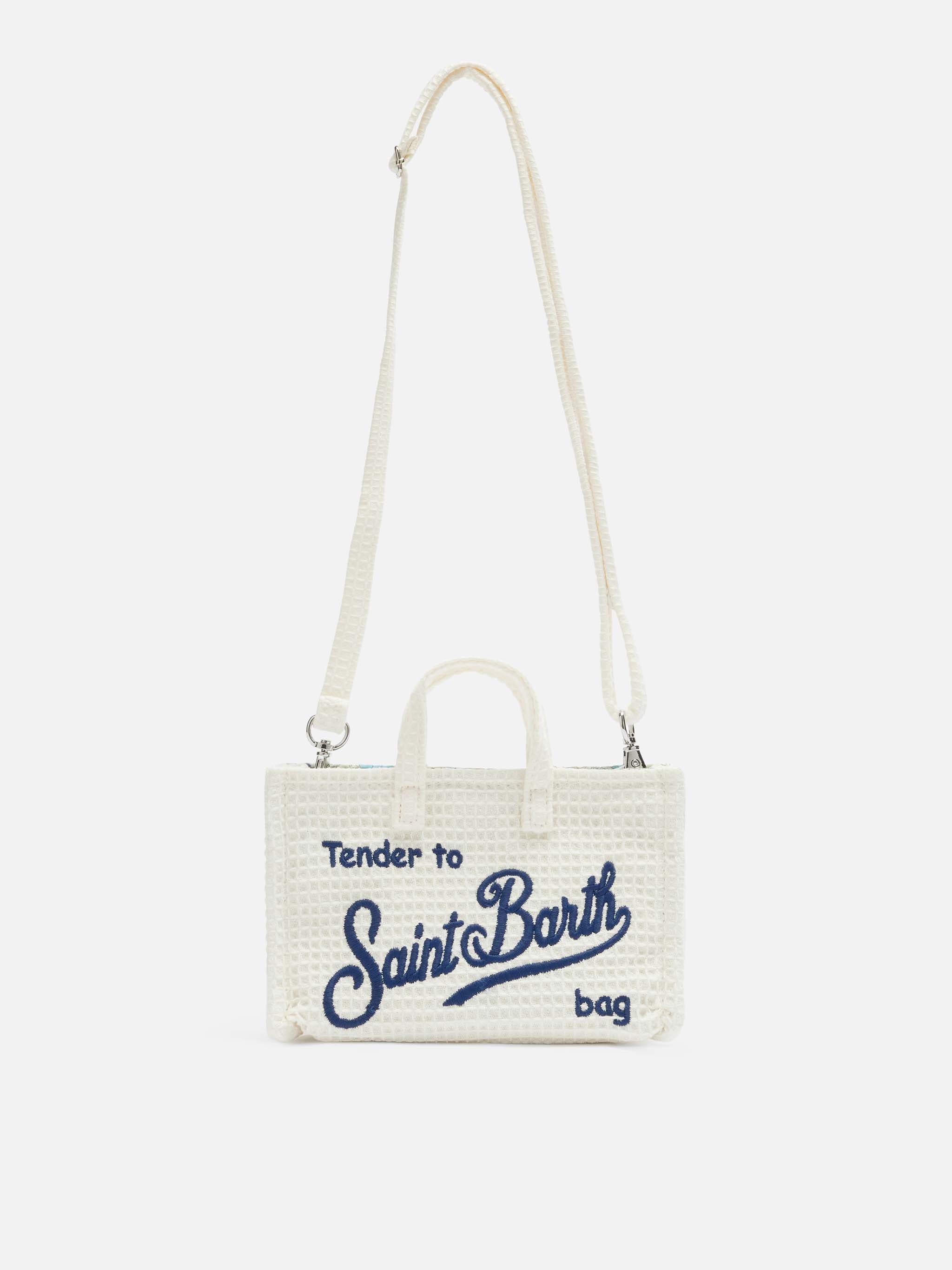 Beige honeycomb Phone Bag