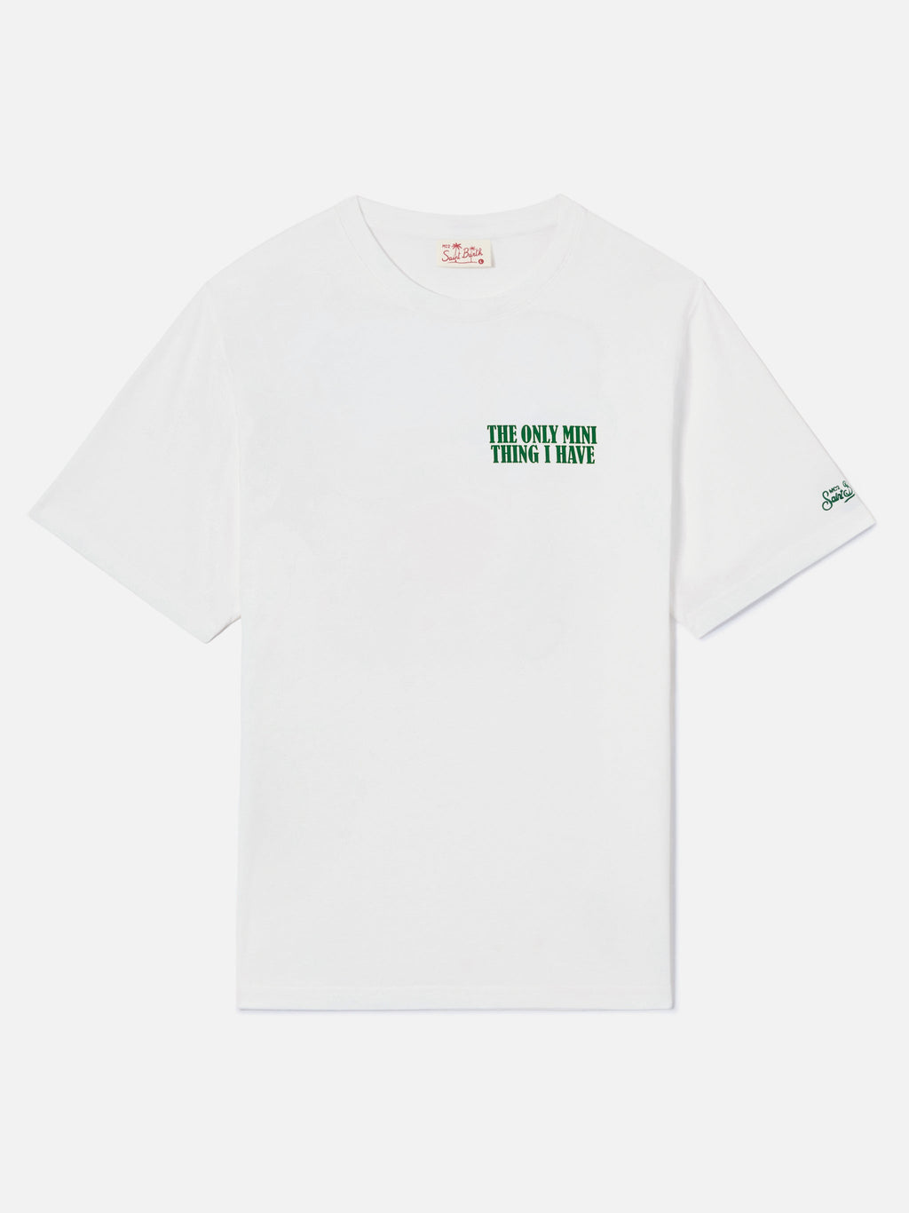 White Portland t-shirt with The Only Mini Thing I Have print