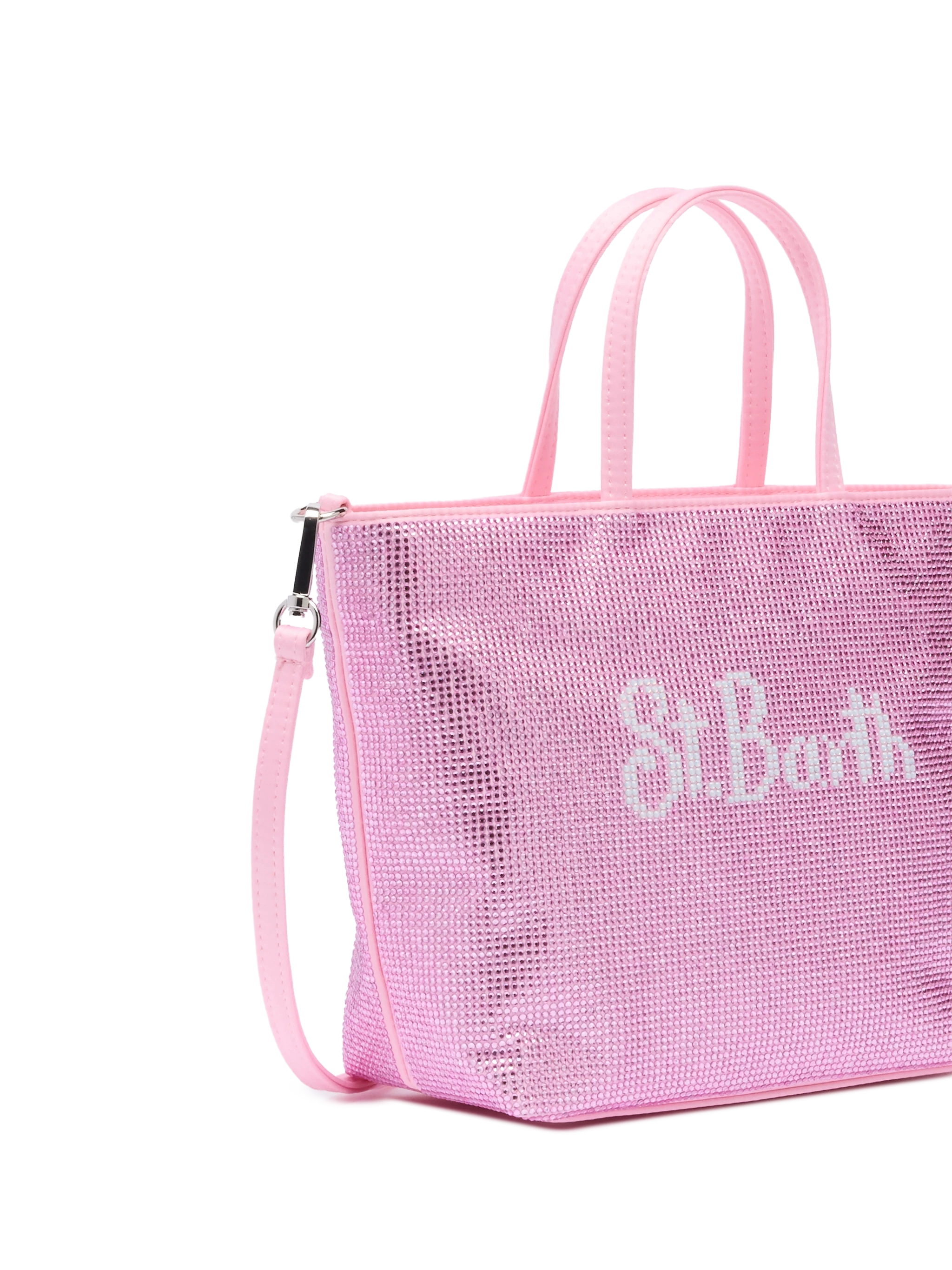 Strass Mini Bag with pink rhinestones
