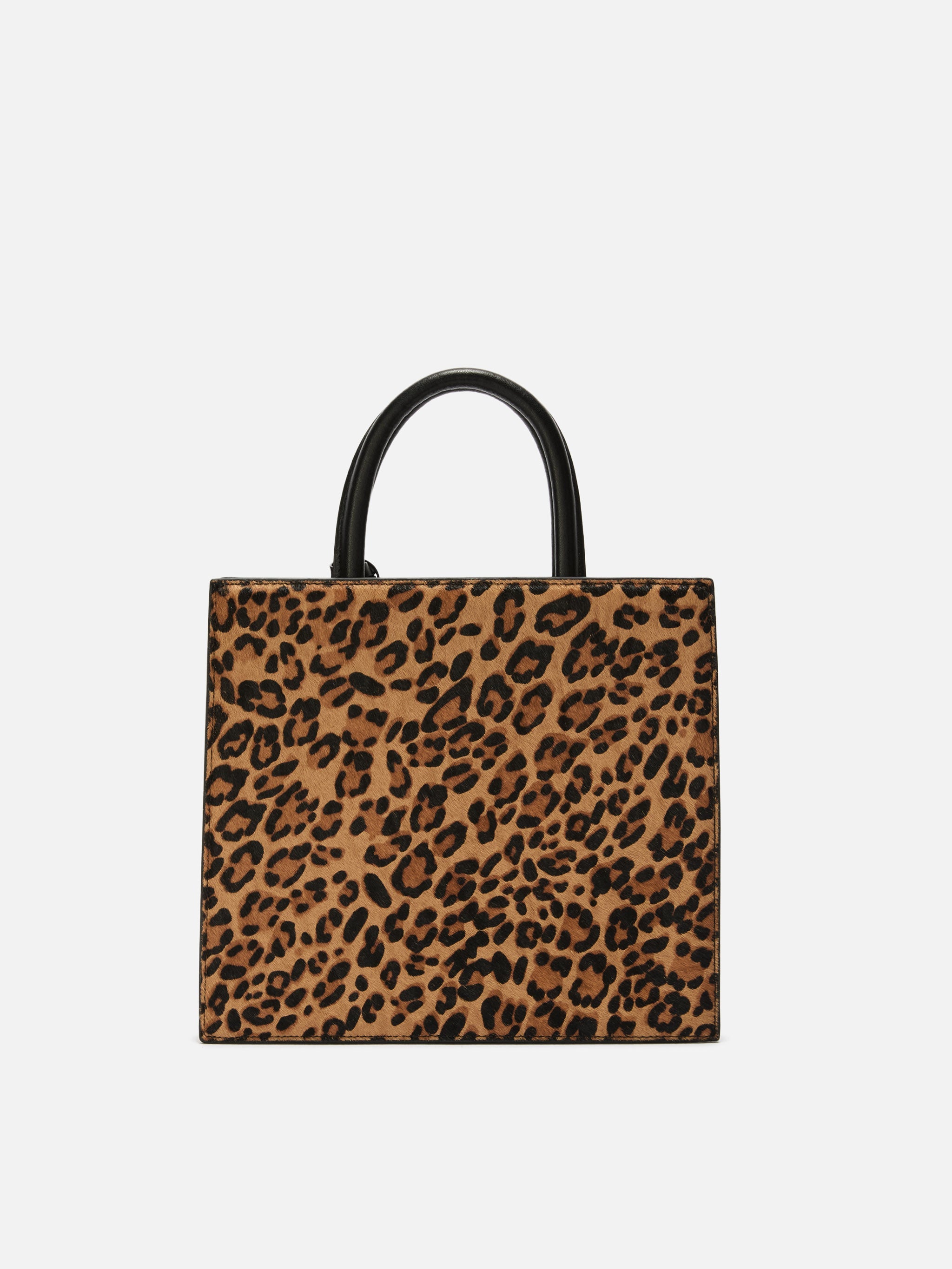 Shop Bag Midi leopard print bag