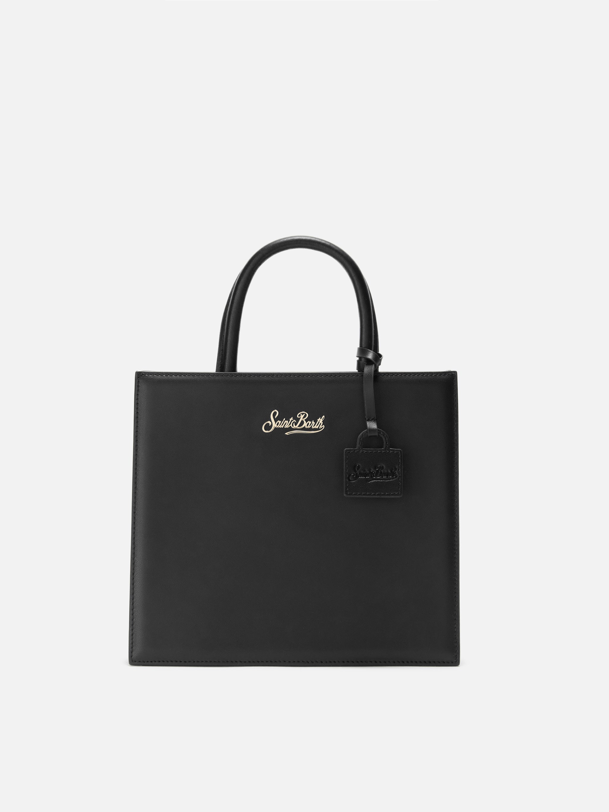 Shop Bag Midi black leather bag