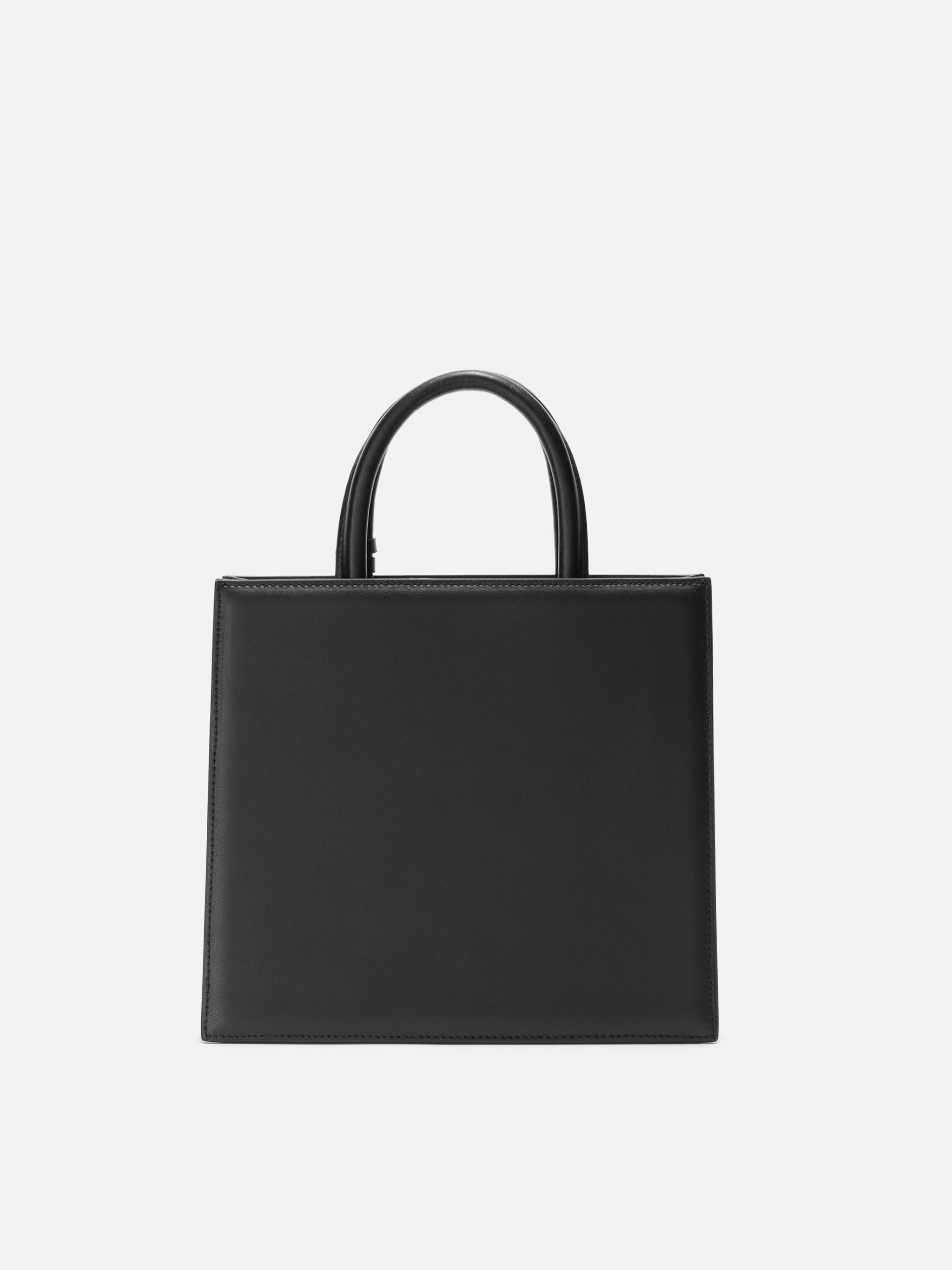 Shop Bag Midi black leather bag
