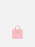 Shop Bag Micro in pastel pink leather