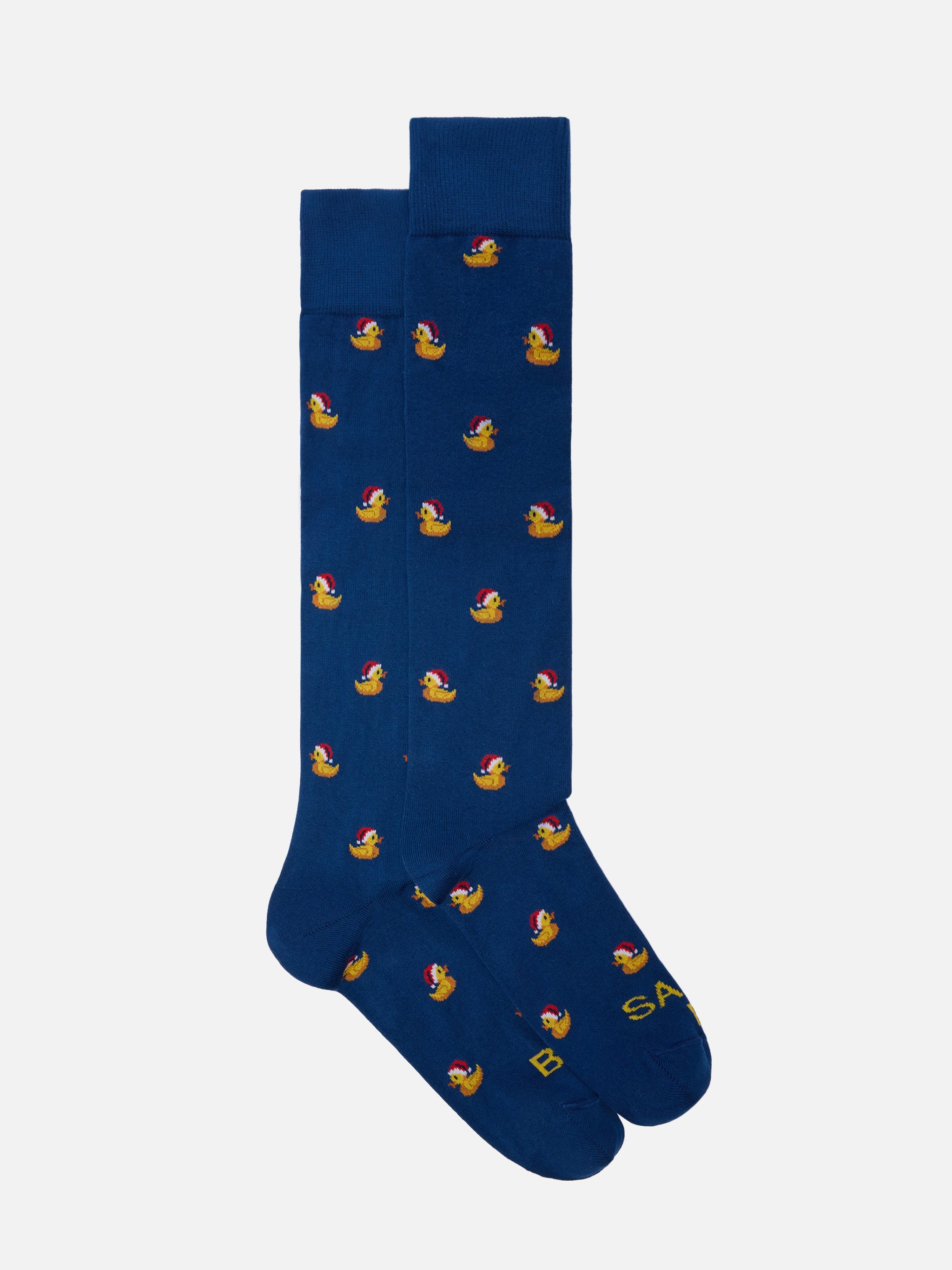 Calzini Sox in misto cotone con jacquard anatra natalizia