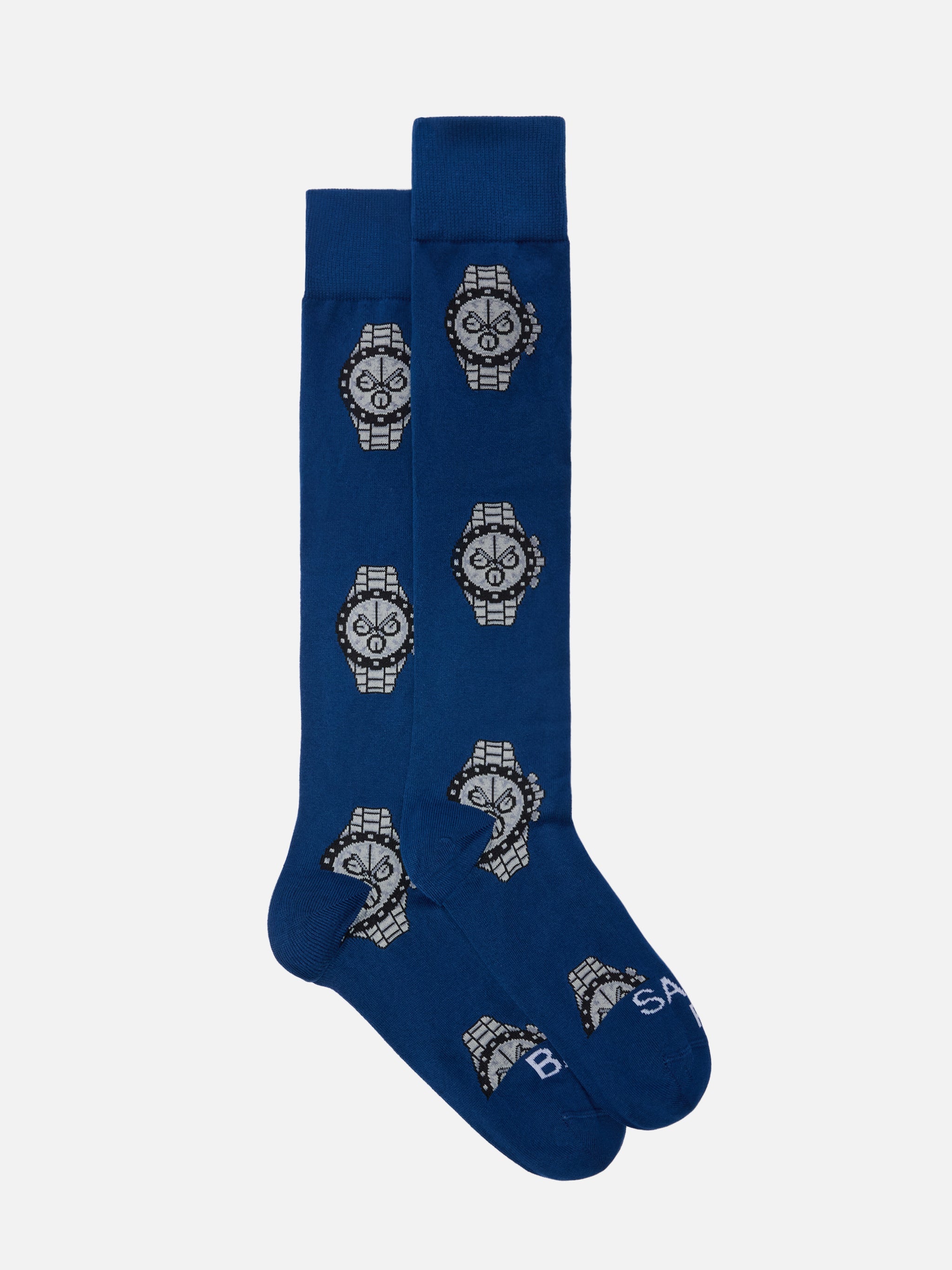 Calzini Sox in misto cotone con jacquard a orologi