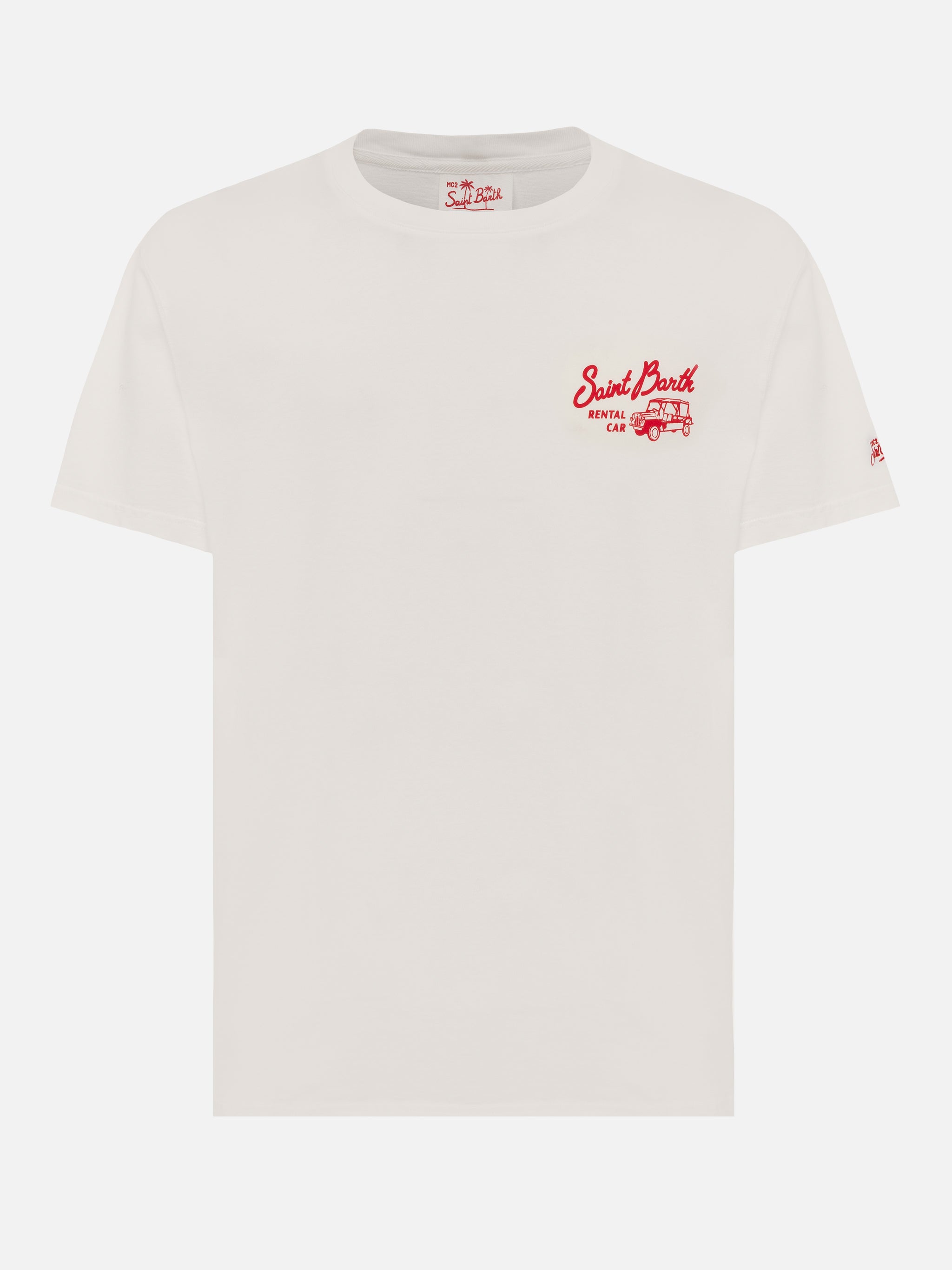 T-shirt with rental car print