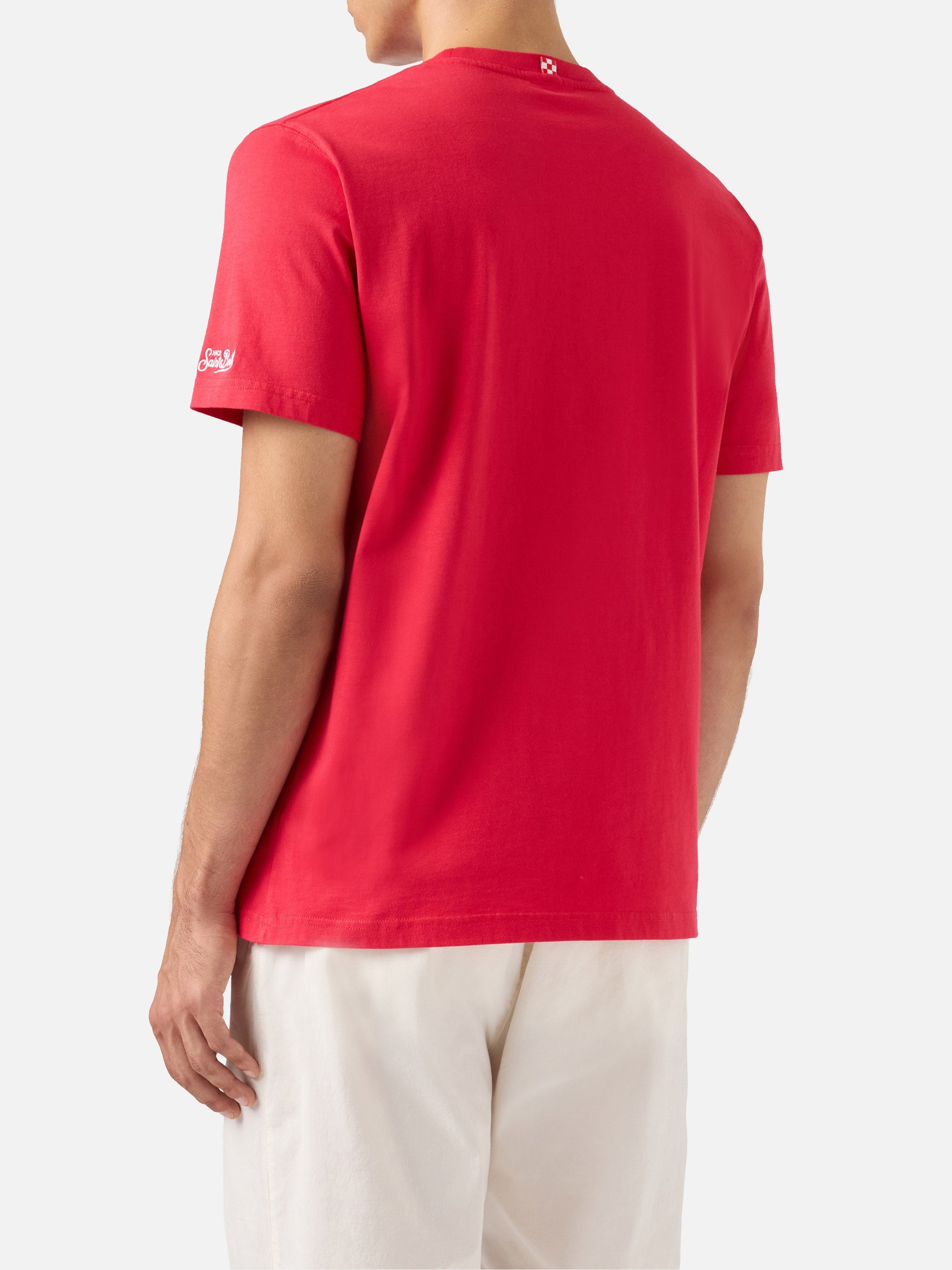 Cotton T-shirt with Ducati Meccanica logo print | DUCATI MOTORS® SPECIAL EDITION