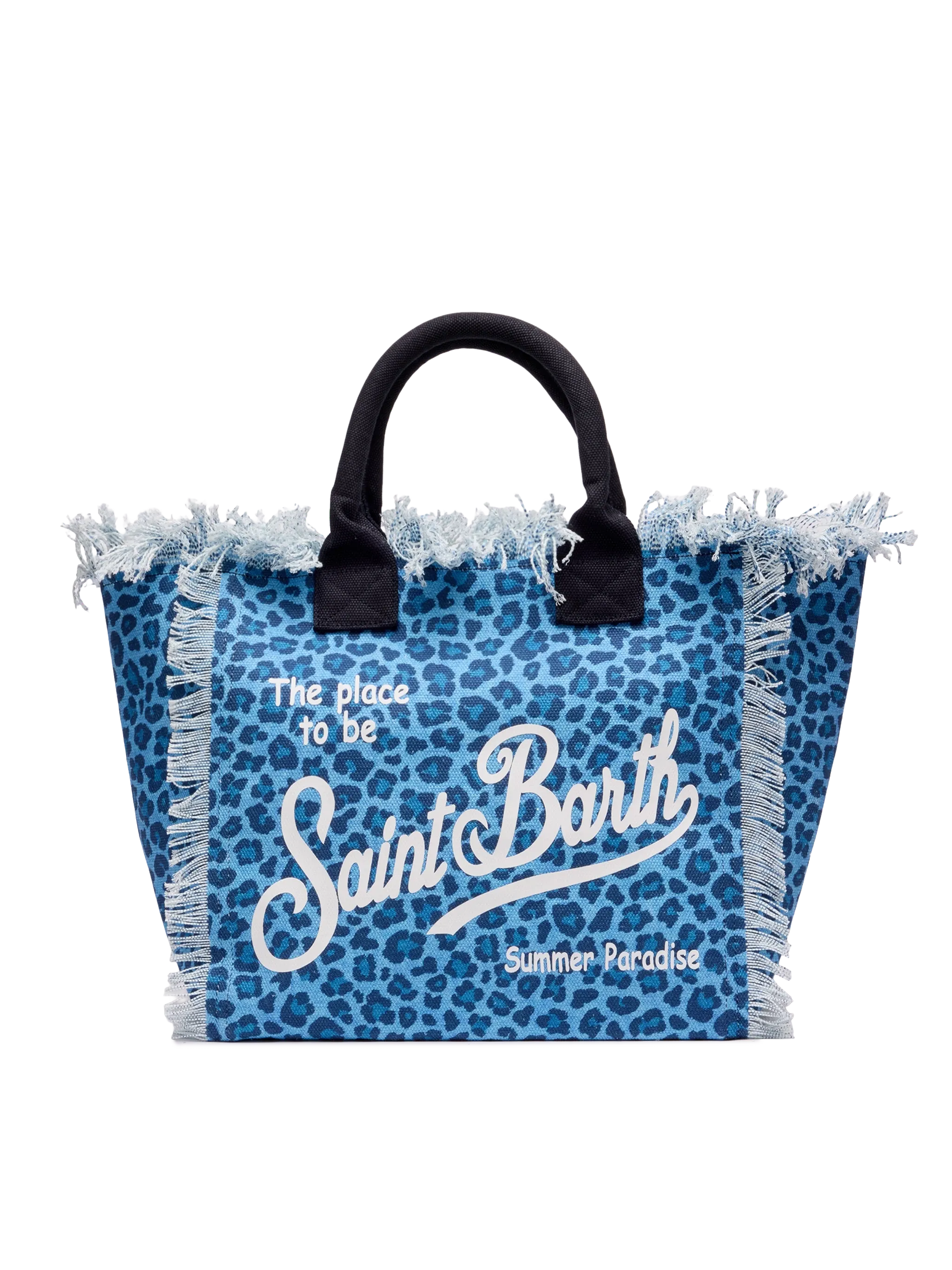 Cotton canvas Vanity tote bag with animalier print