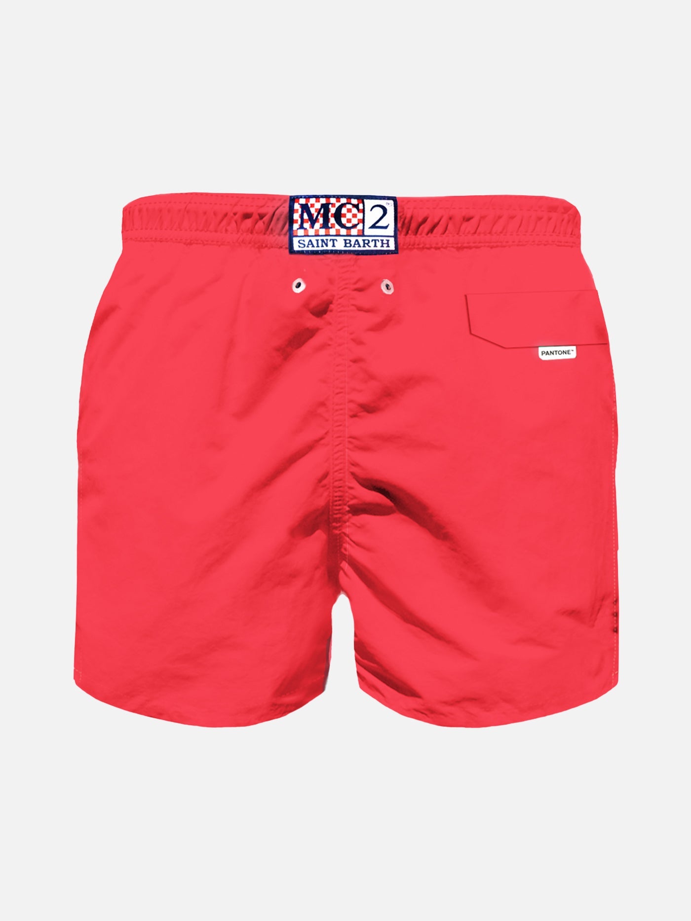 Short da bagno leggero per bambino rosso fluo Illuminazione Pantone | PANTONE® SPECIAL EDITION