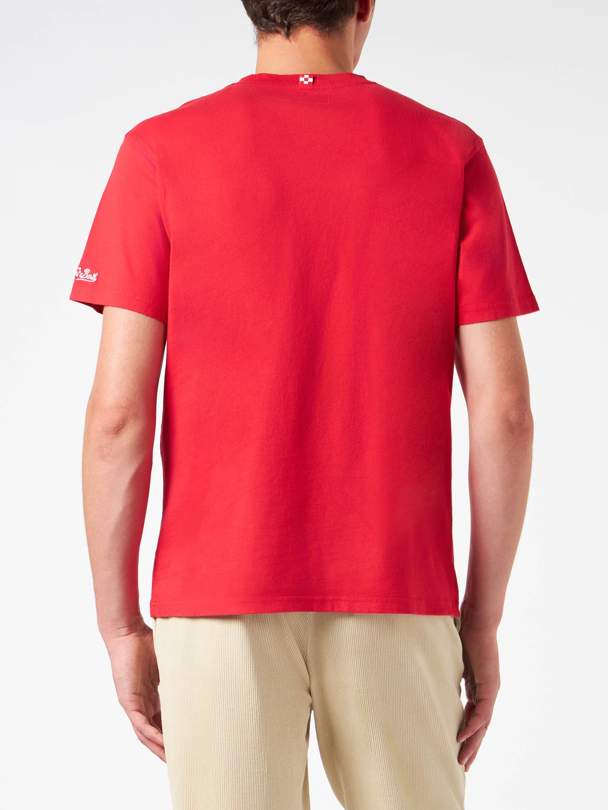 Arnott red St. Barth Christmas t-shirt